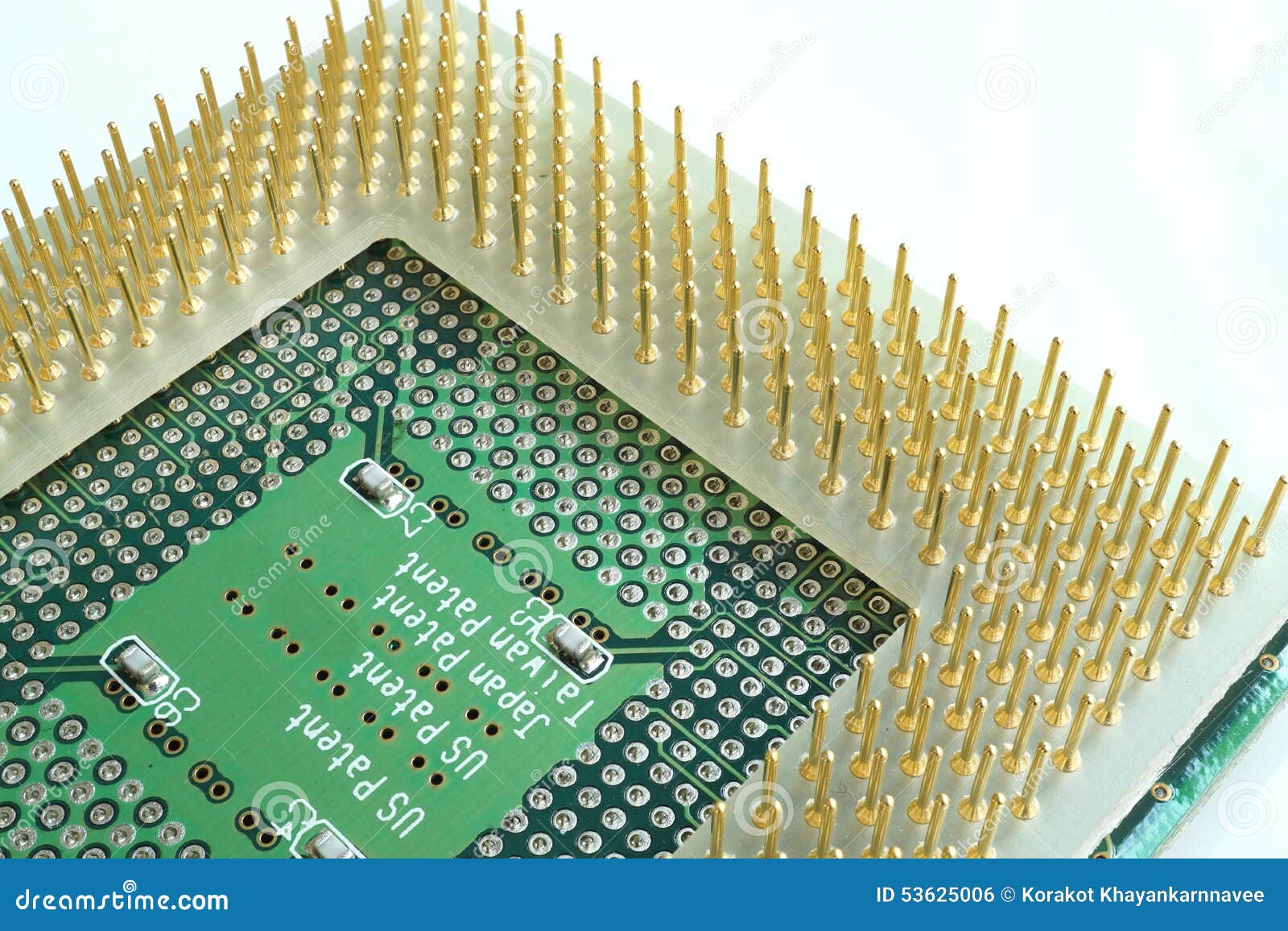 Close Up Cpu Central Processing Unit Stock Photo Image Of Digital