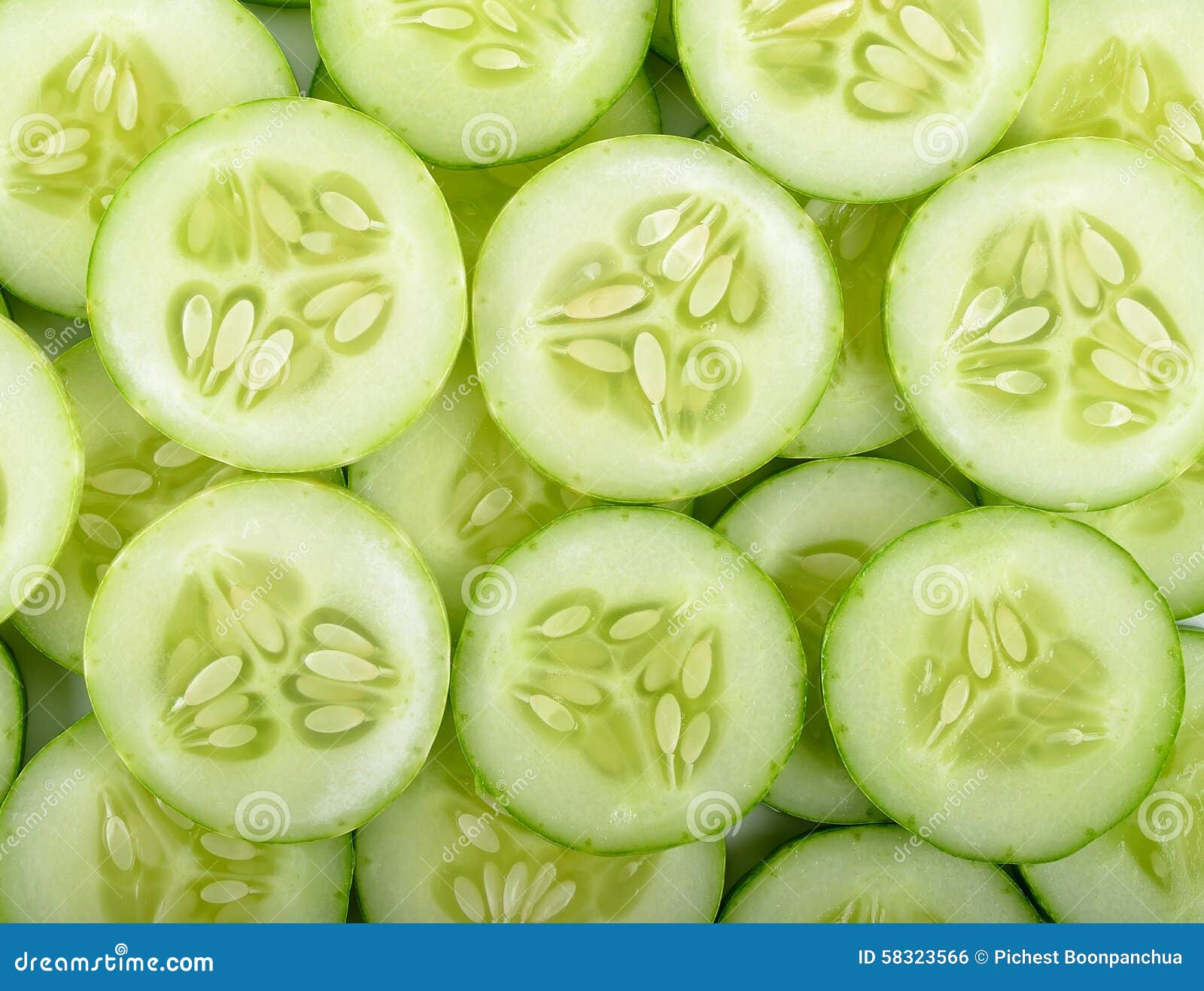 Close Up Cucumber Slice Background Texture Stock Photo Image of white, green 58323566