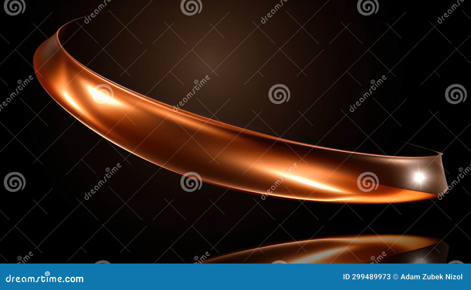 A Close Up of a Curved Object Stock Illustration Illustration of