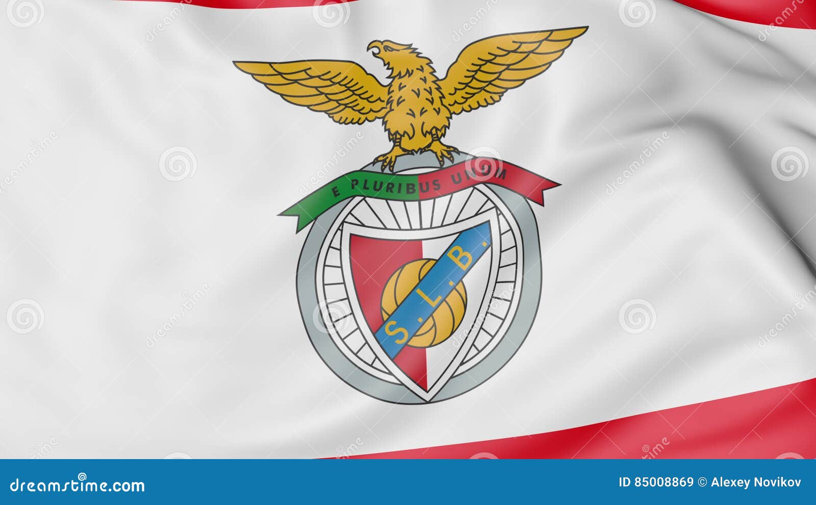 Close-up Da Bandeira De Ondulação Com S L Logotipo Do Clube Do Futebol De  Benfica Imagem de Stock Editorial - Ilustração de têxtil, sinal: 85008869