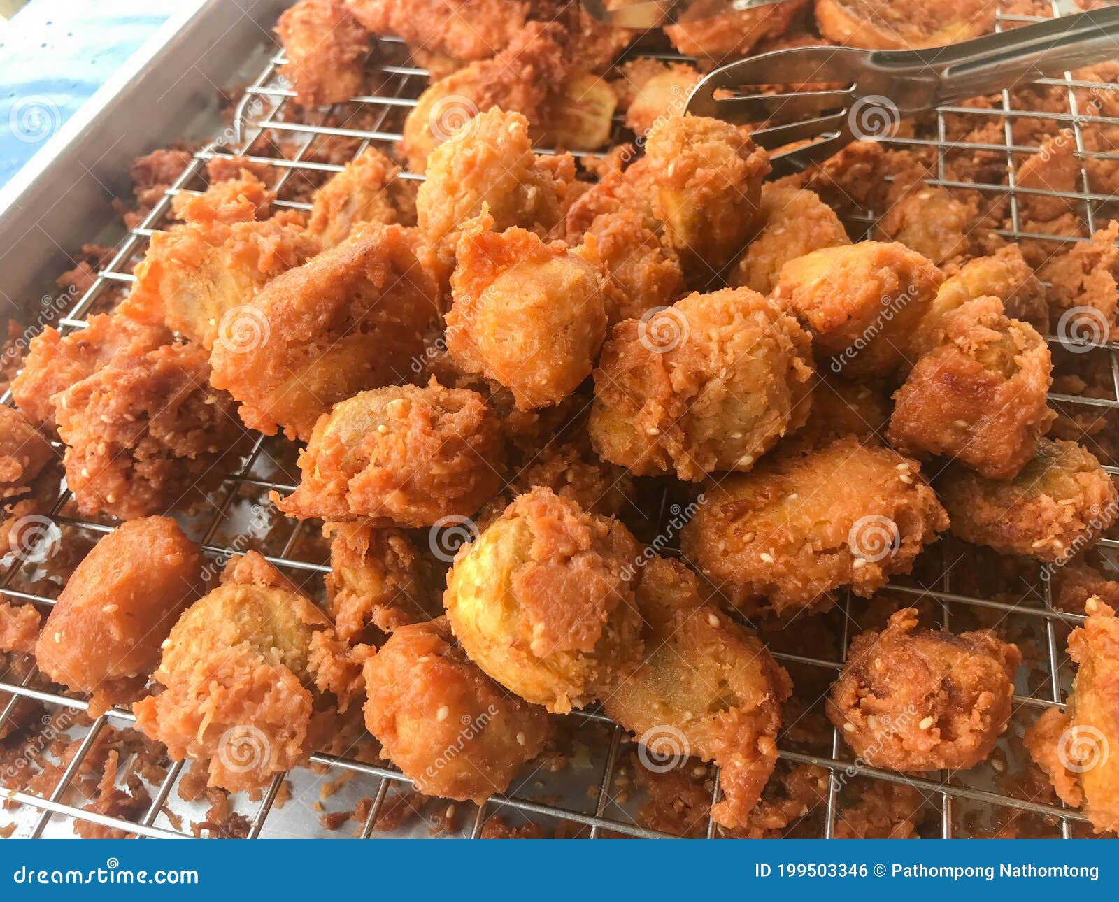 Deep Fried Banana, Thai Food Stock Photo Image of crispy, nutrition