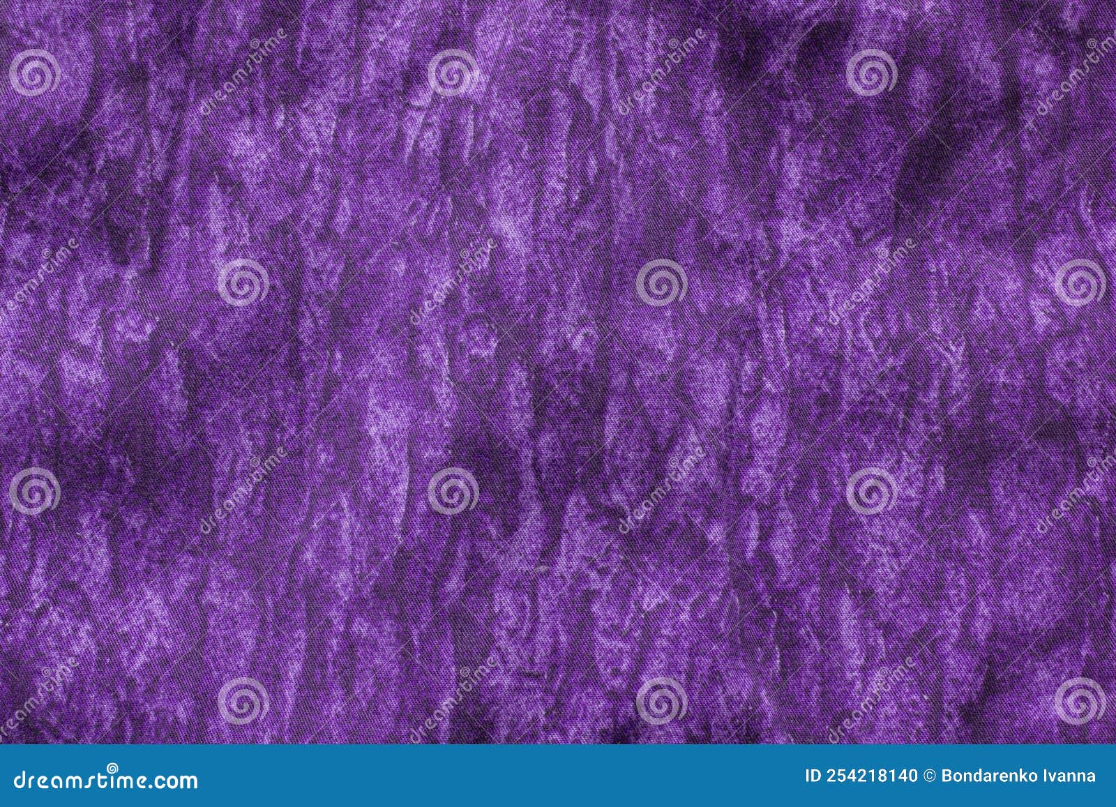 Close Up of Dense Cotton Fabric Texture Violet Color Background Stock