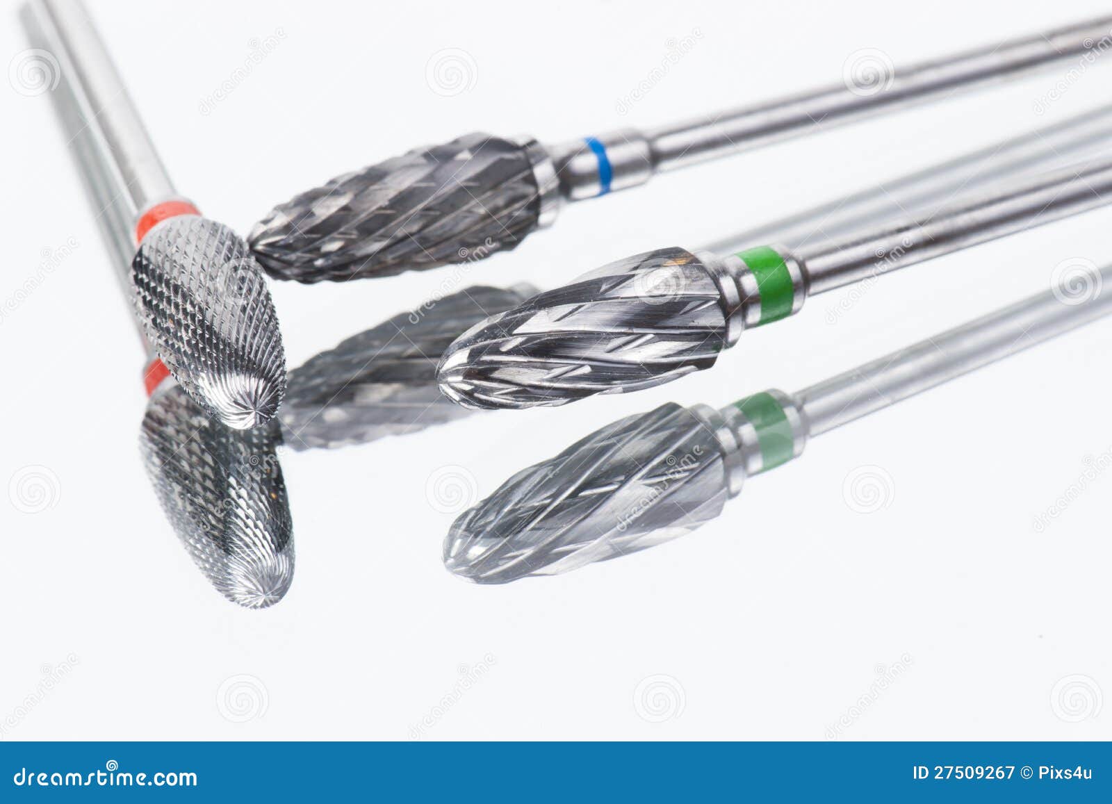 Close Up Dental Carbide Bur Tool Stock Image Image of industry