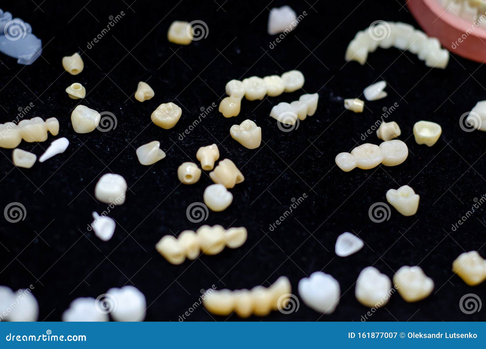 Closeup of Denture Manufacturing Process Stock Image Image of close, science 161877007
