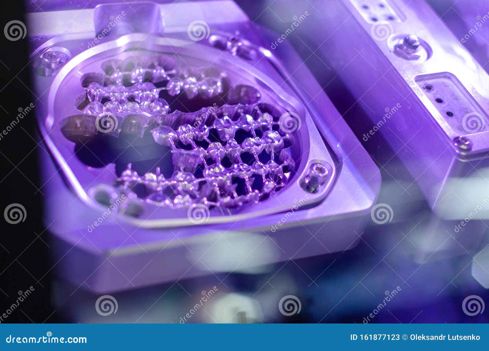 Closeup of Denture Manufacturing Process Stock Image Image of copyspace, laboratory 161877123