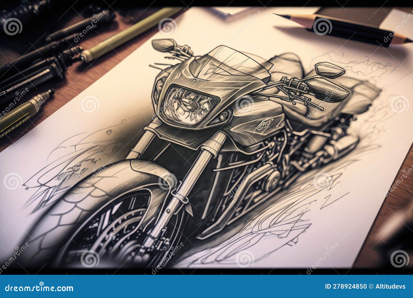 Motorcycle Design  designsketching
