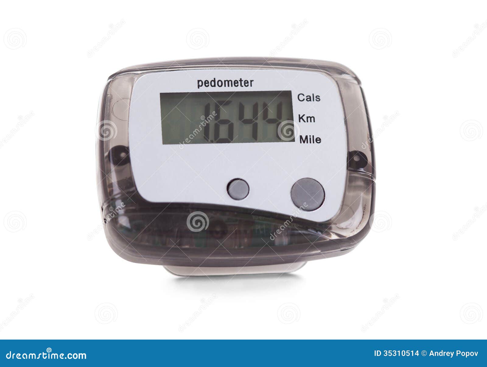 Closeup of Digital Pedometer Stock Photo Image of fitness, meter
