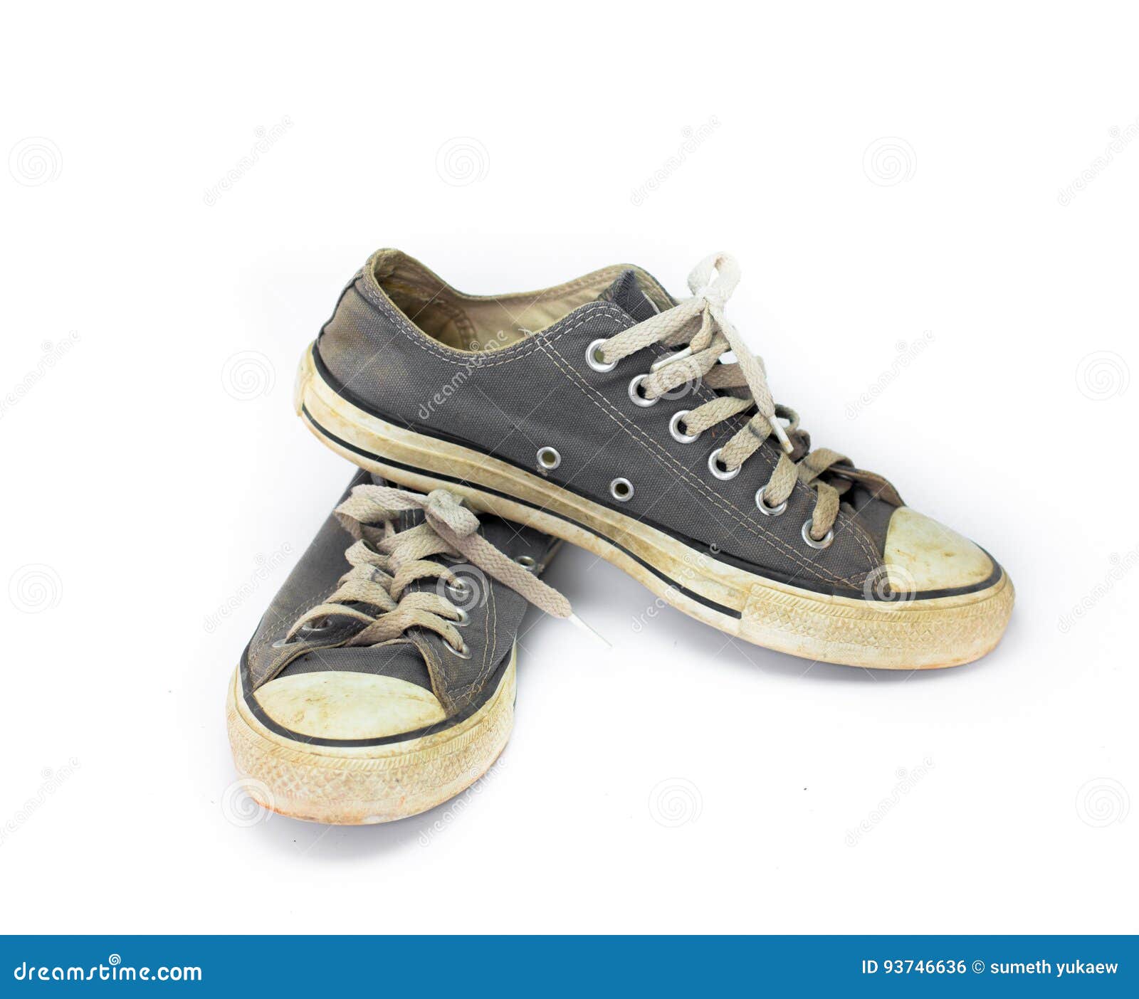 Close Up Dirty Shoe on Isolate White Background , Close Up Shoe,dirty ...