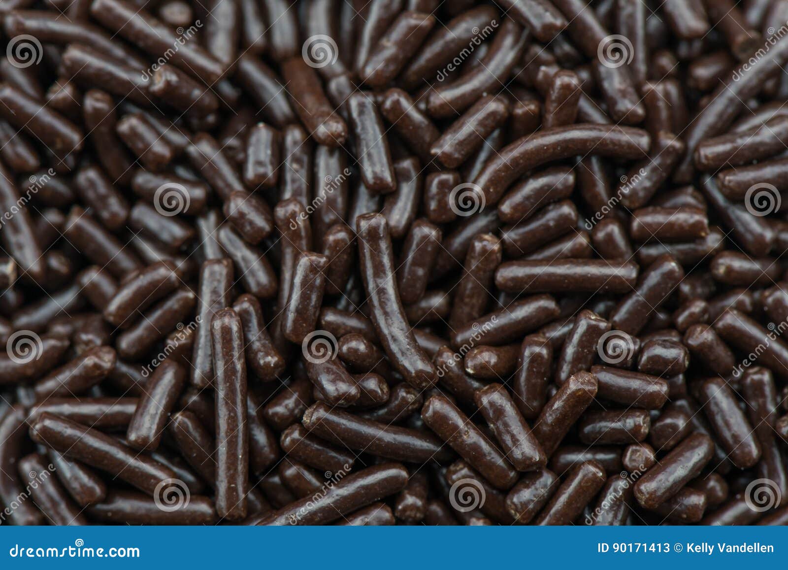 Close Up of Dutch Chocolate Sprinkles Stock Image Image of texture