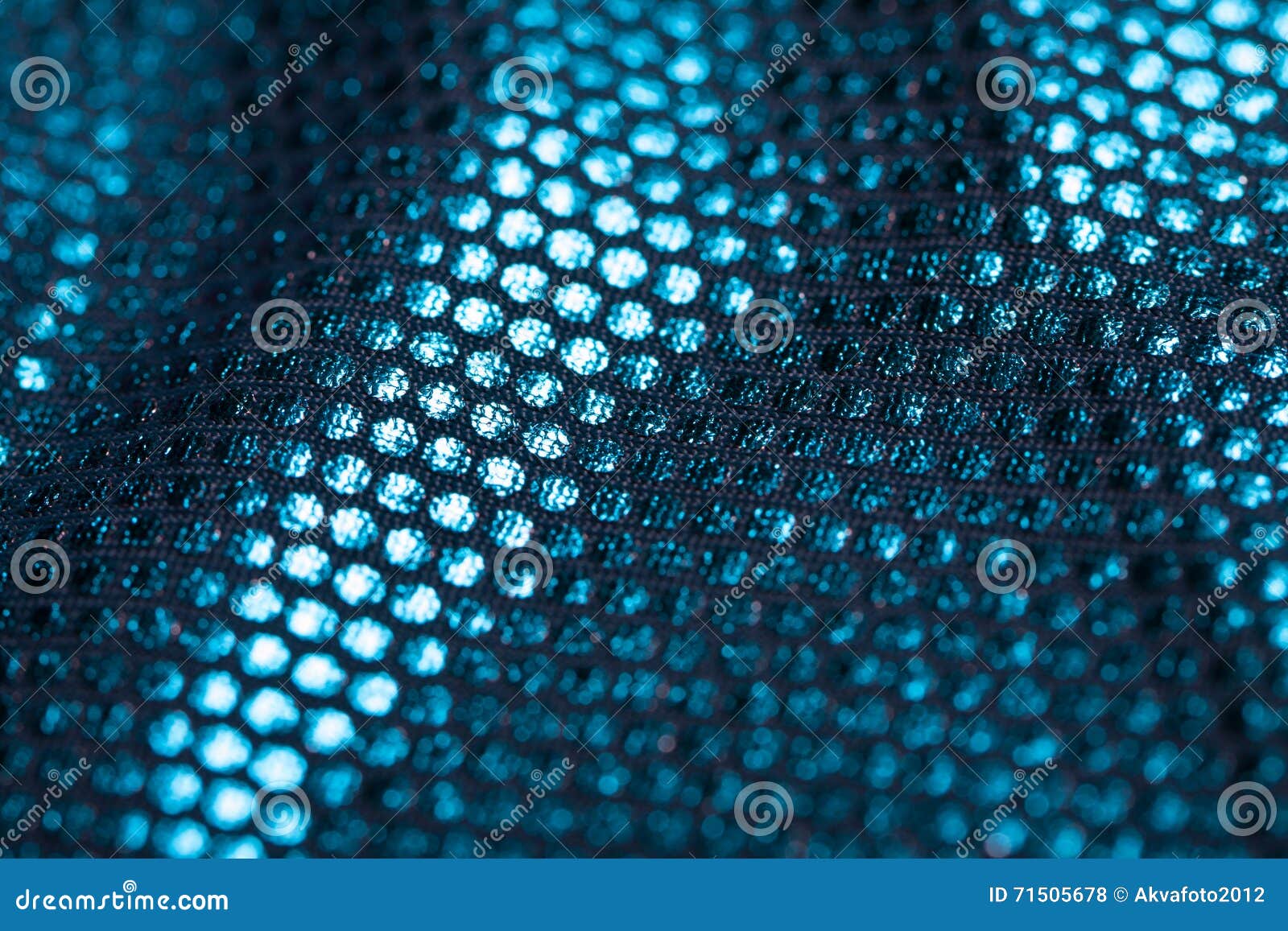 Closeup Fabric. Covered with Reflective Dots that Give the Image Its