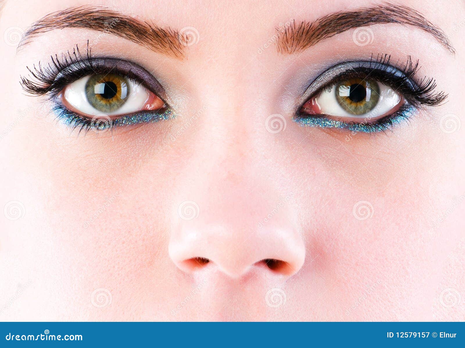 Close Up Of Face With Makeup Stock Image - Image: 12579157 Close Up Of Face With Makeup Stock Image Image 12579157