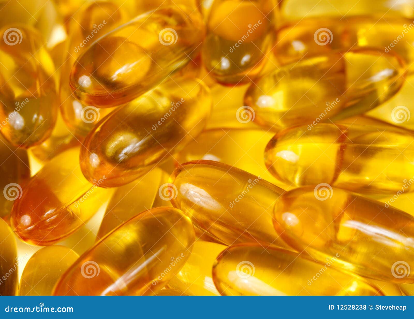 Close Up of Fish Oil Gel Tablets Stock Photo Image of pharmaceutical