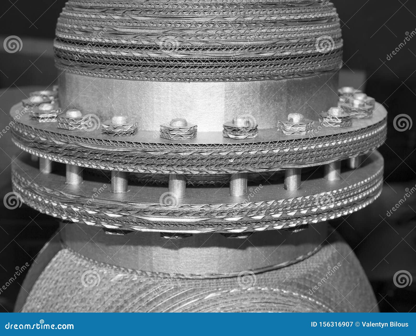 Flanges for Connecting Piping Systems with Bolts and Nuts Stock Image Image of conduit