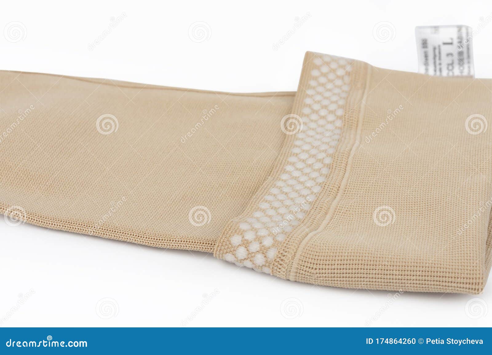 Close Up of Flat Knit Graduated Compression Garments for Leg Lymphedema,  Edema and Lipedema - Powerful Compression Stocking for Stock Photo - Image  of extremity, limfedem: 174864260