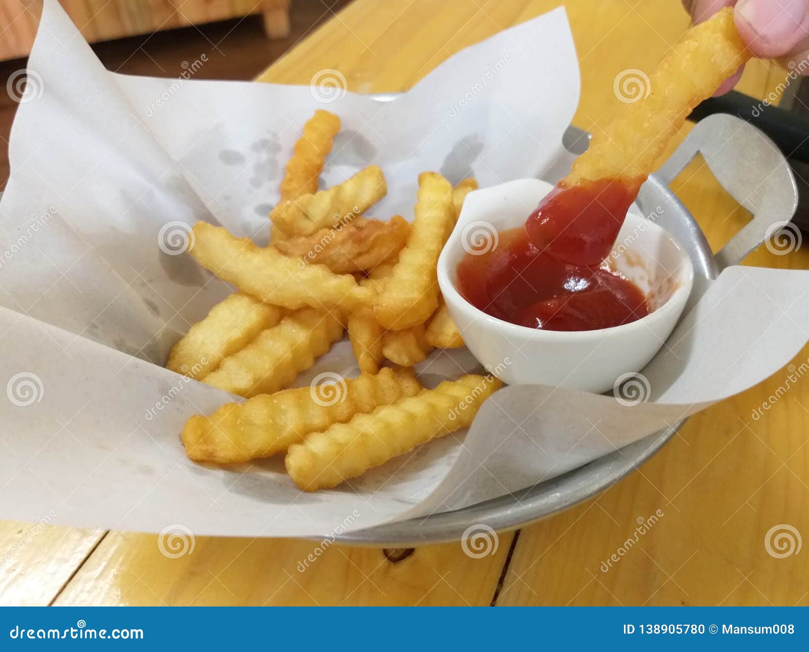 French Fries on Street Food Stock Photo - Image of yellow, fast: 138905780