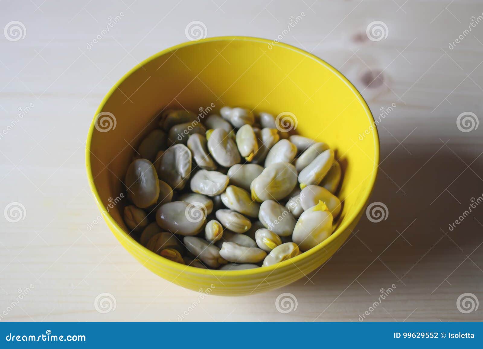 A Close Up of Fresh Broad Beans. Stock Photo Image of cuisine