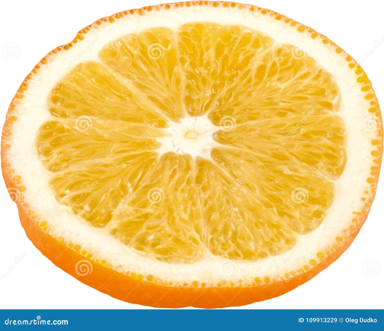 Close-up of Fresh Orange Isolated on White Stock Image - Image of fresh ...