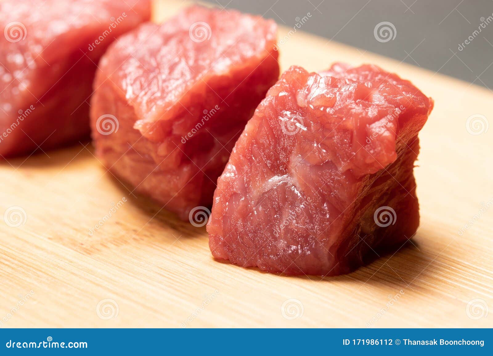 Fresh Raw Diced Beef Meat on Cutting Board Stock Photo Image of meat
