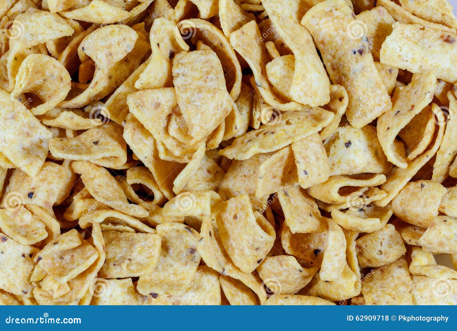 Close Up of Fried Corn Chips Stock Photo Image of fried, chips 62909718