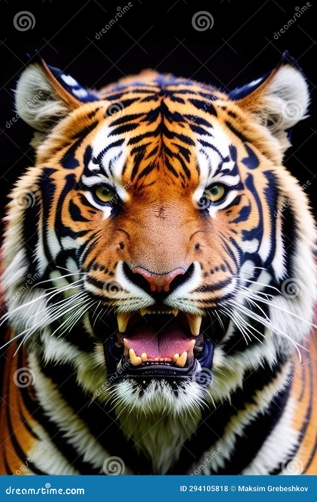 Beautiful bengal tiger stock image. Image of close, asia - 225667113