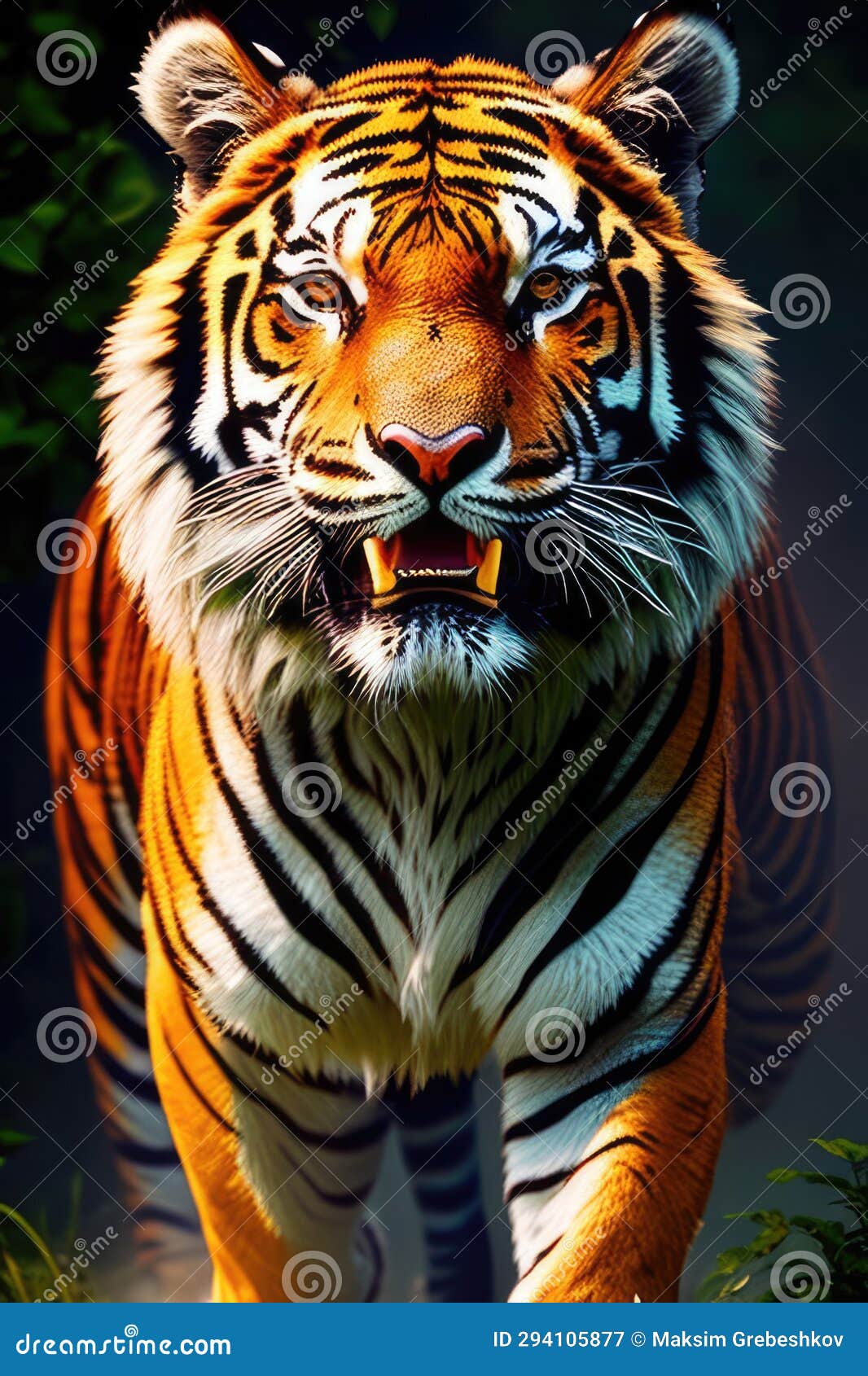 Beautiful bengal tiger stock image. Image of close, asia - 225667113