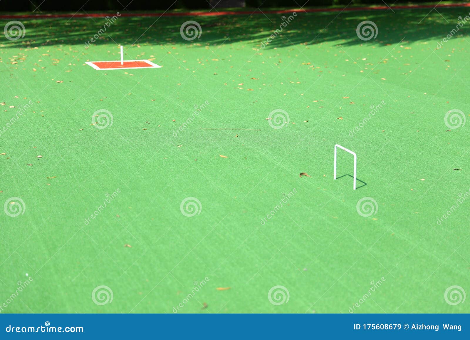 Gate Ball Court Stock Image Image Of Soccer Goal Line