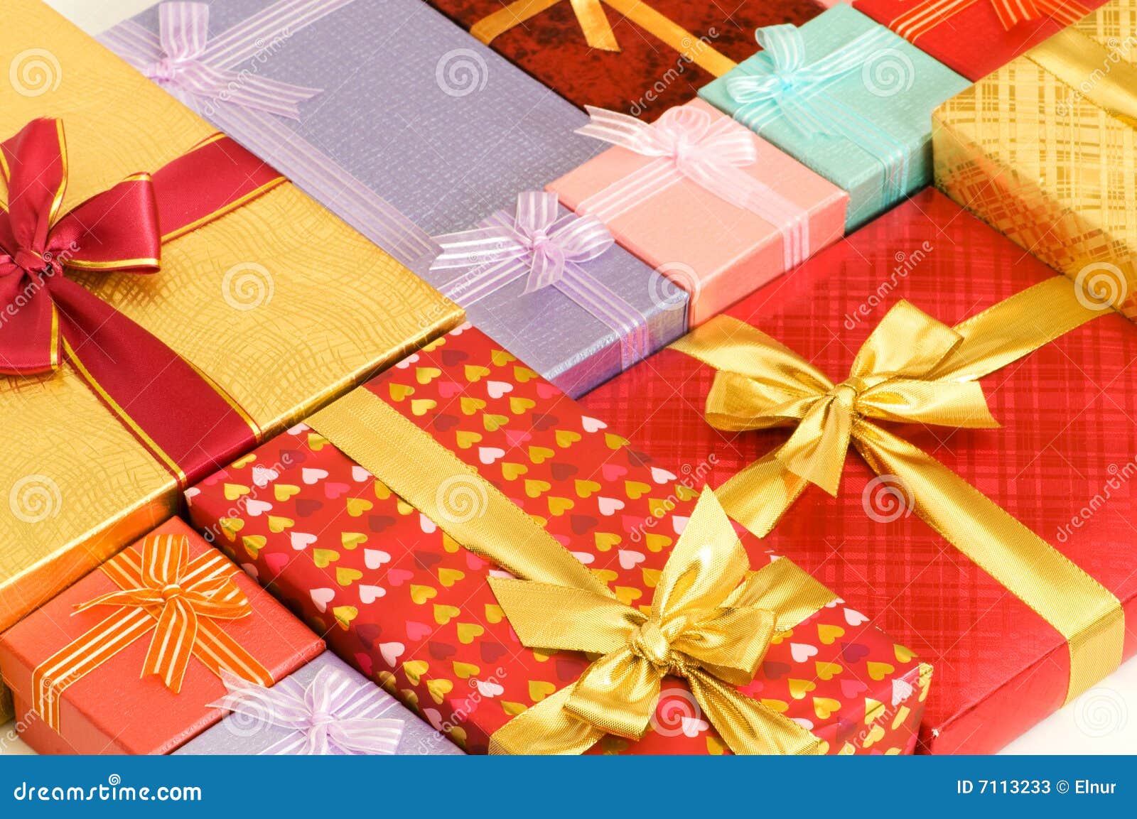 Close up of gift boxes stock image. Image of giftbox, birthday 7113233