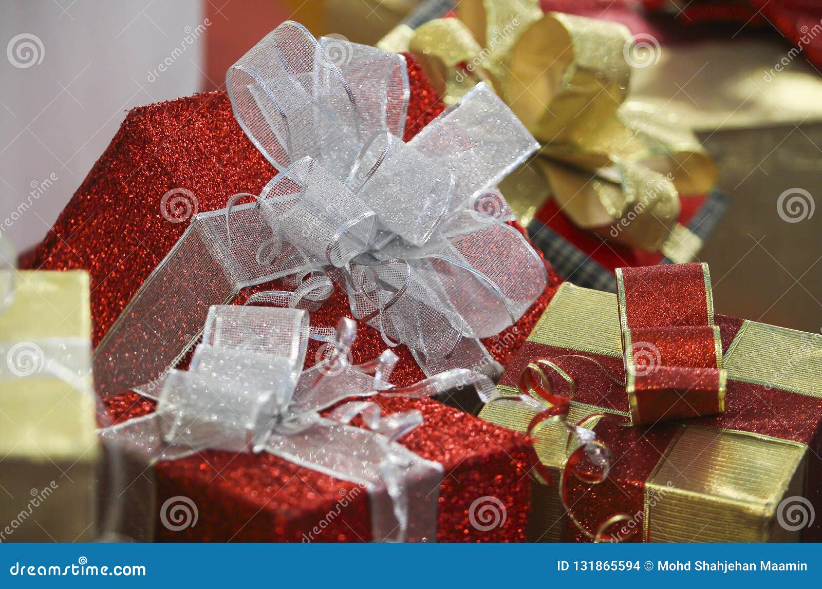 Gift boxes stock photo. Image of love, display, decorations 131865594