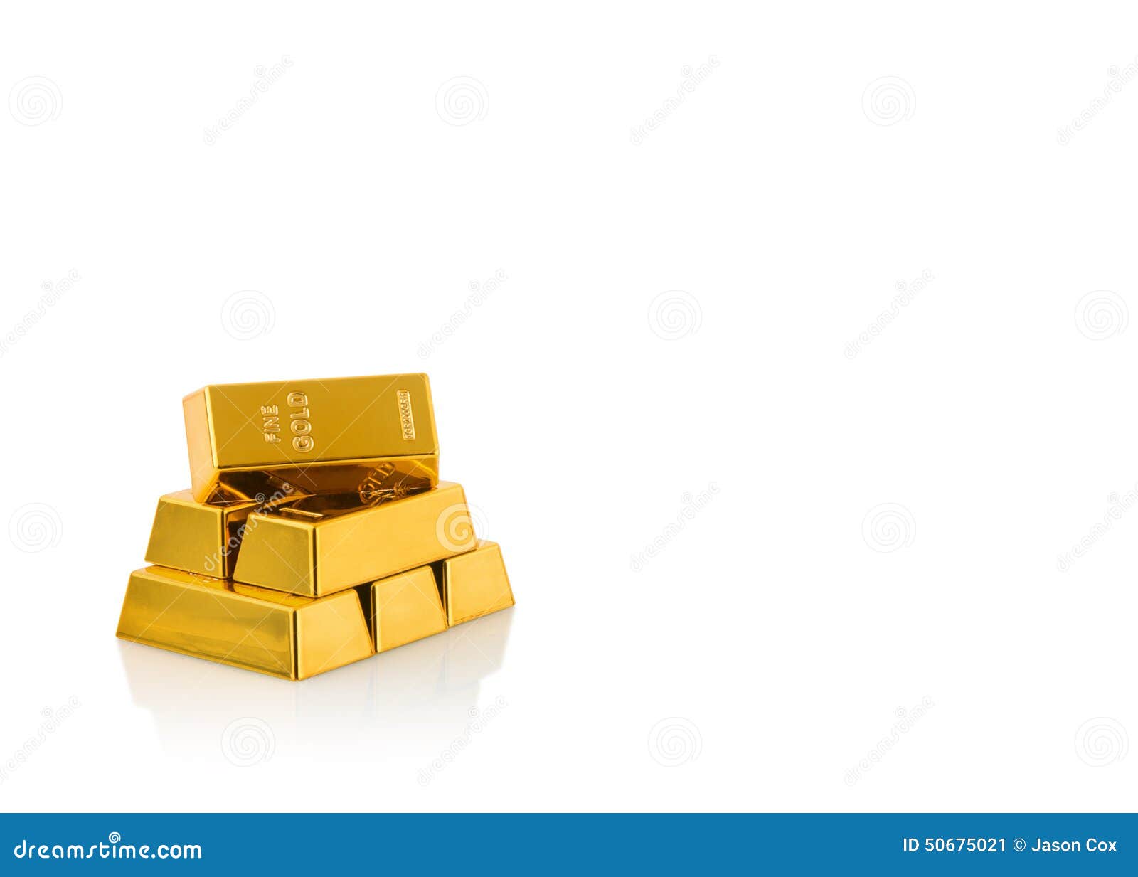 Close up of Gold Bars stock image. Image of white, bars 50675021