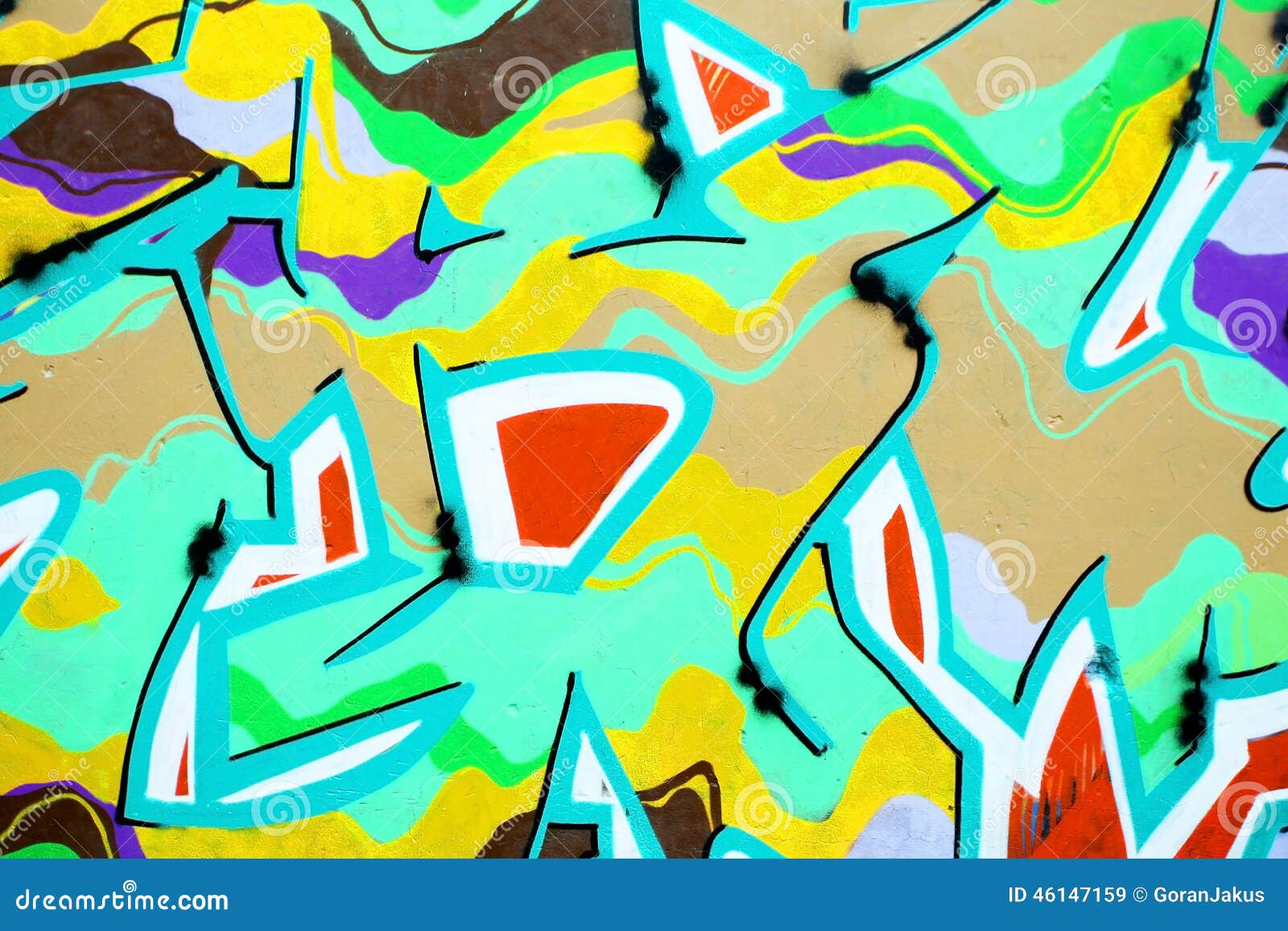 Close up of graffiti wall editorial stock image. Image of horizontal