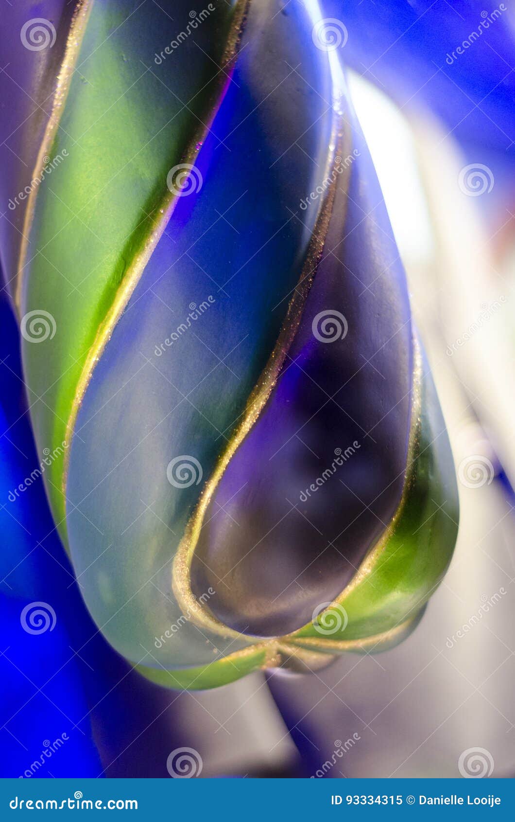 Close Up of a Green and Blue Candy Cane Stock Image Image of december, green 93334315
