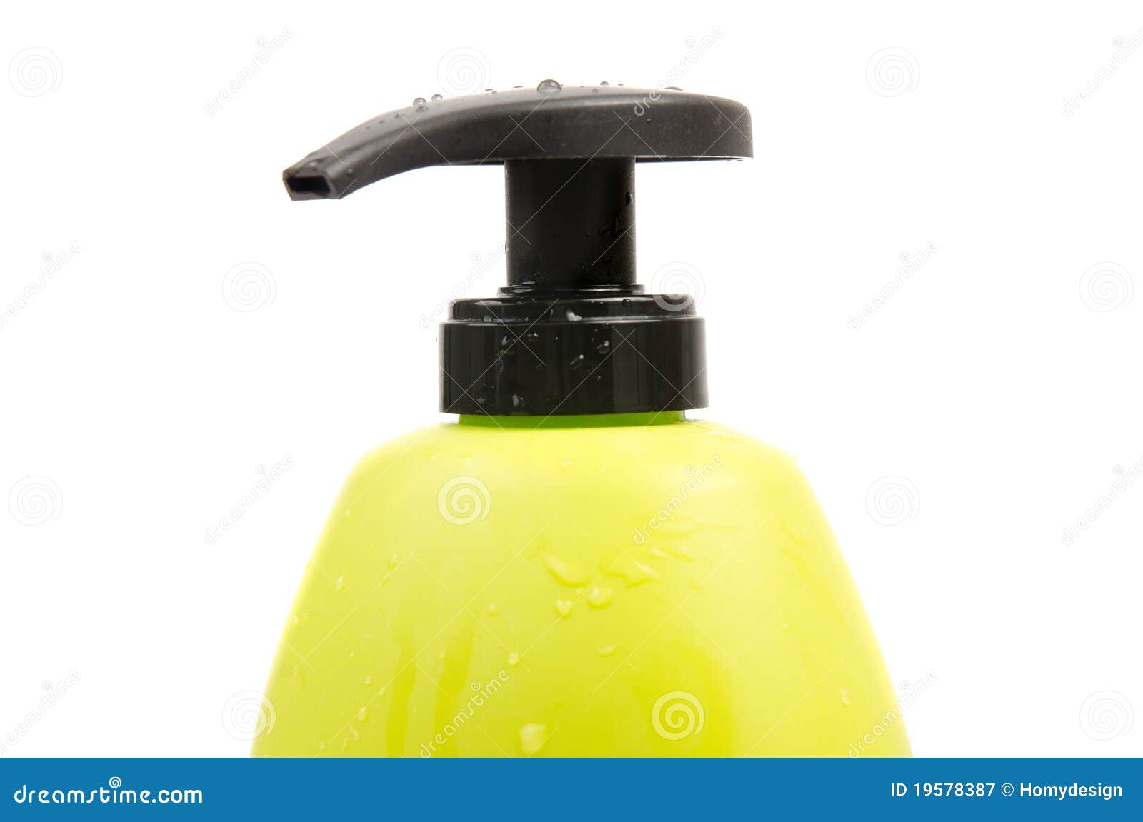 Close Up of Green Shampoo Bottle Stock Image Image of isolated, clean