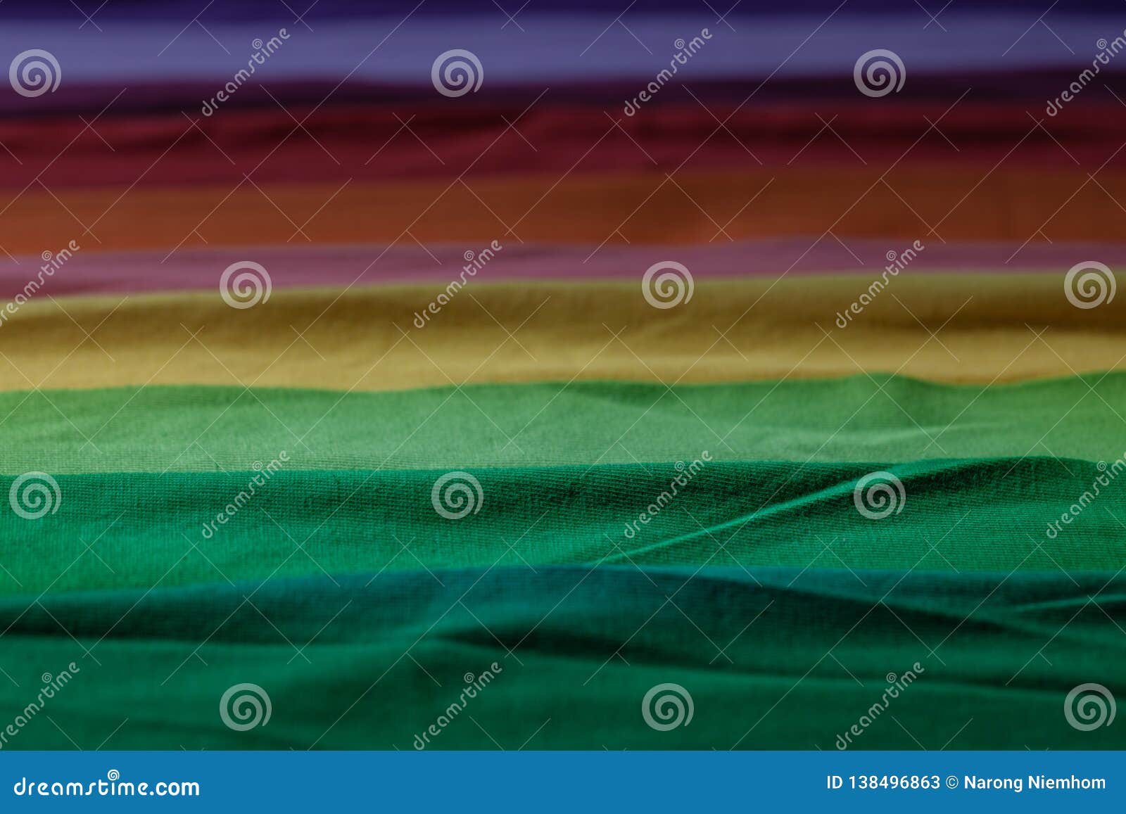 Close Up Green Tee Shirts with Colorful Tee Shirt. Stock Image - Image ...