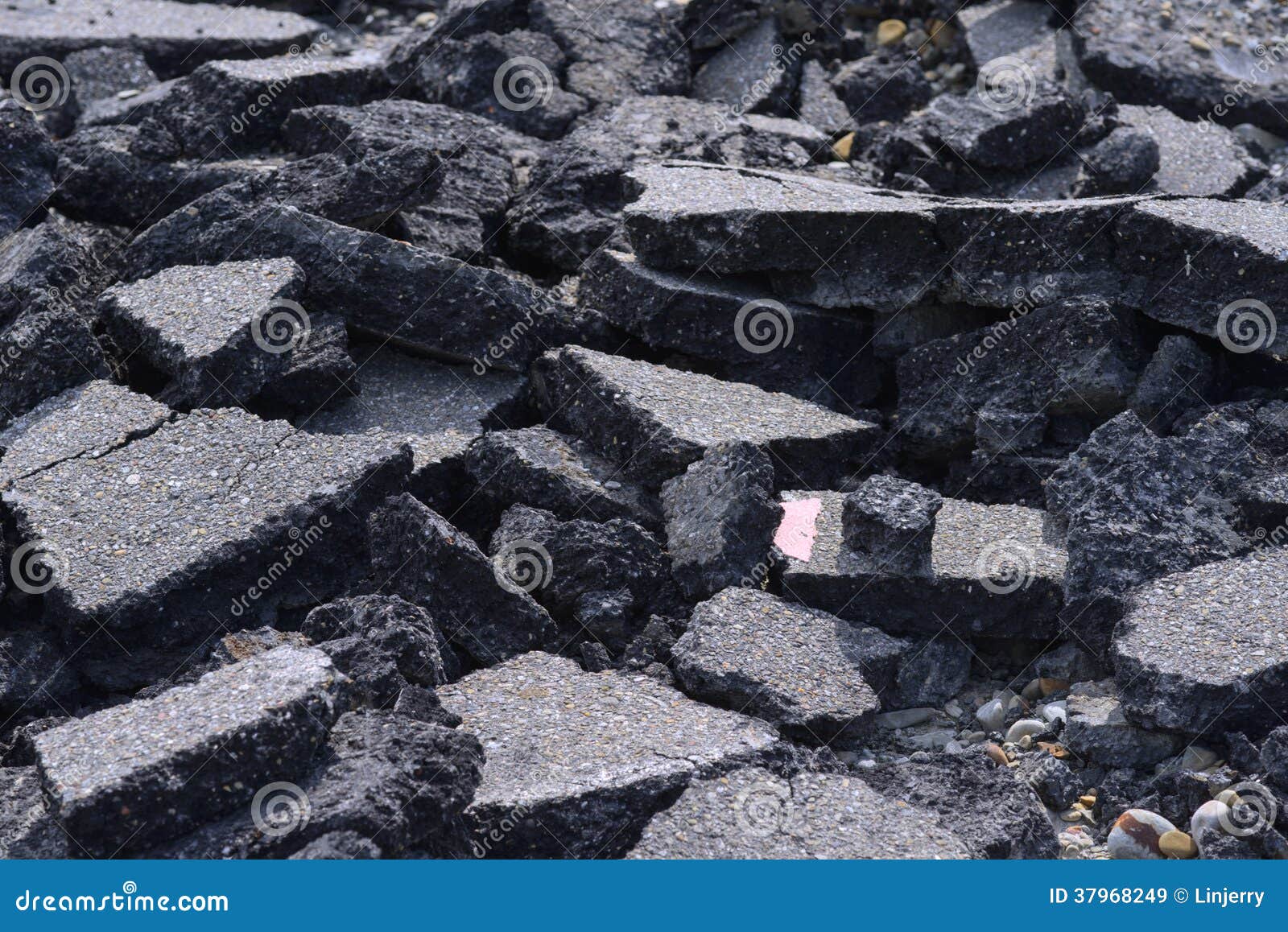 Close up of ground broken stock image. Image of concrete 37968249