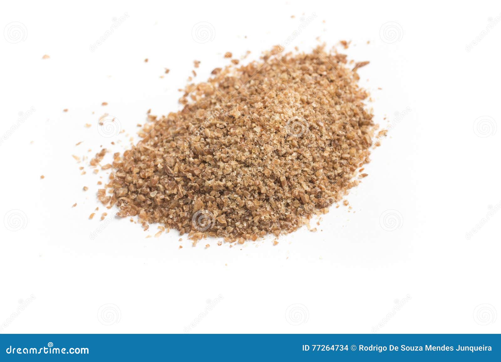 close-up on a ground wheat. trigo para quibe. kibbeh