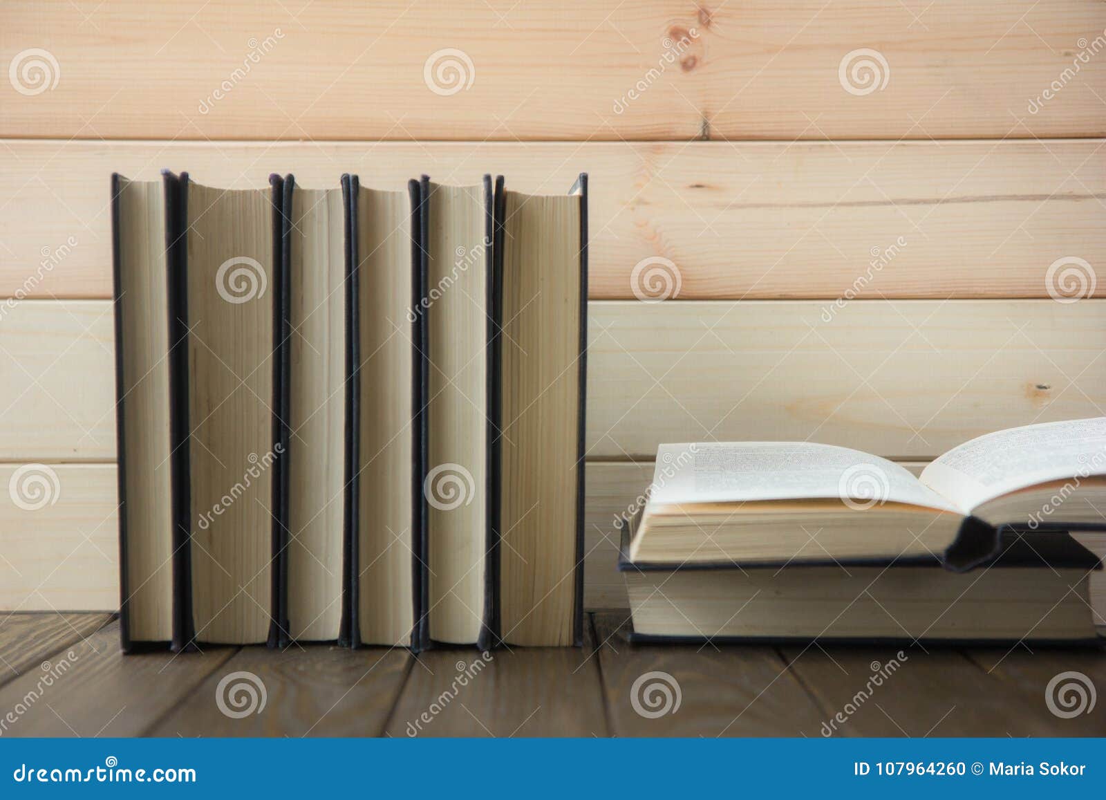 Stack Of Colorful Books Education Background Back To School