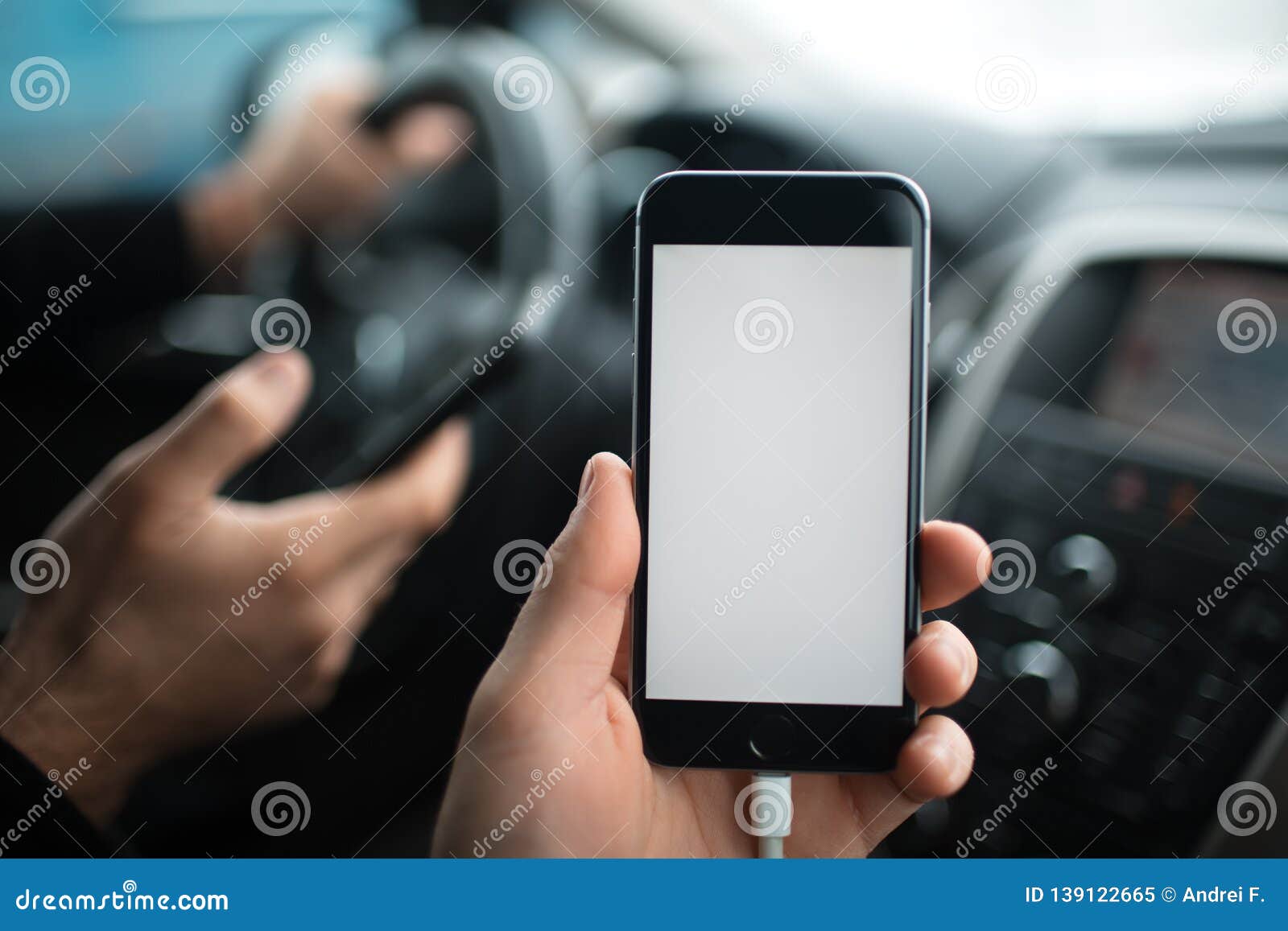 Download Close-up, Hand Of Man Holding Smartphone With Mockup On ...