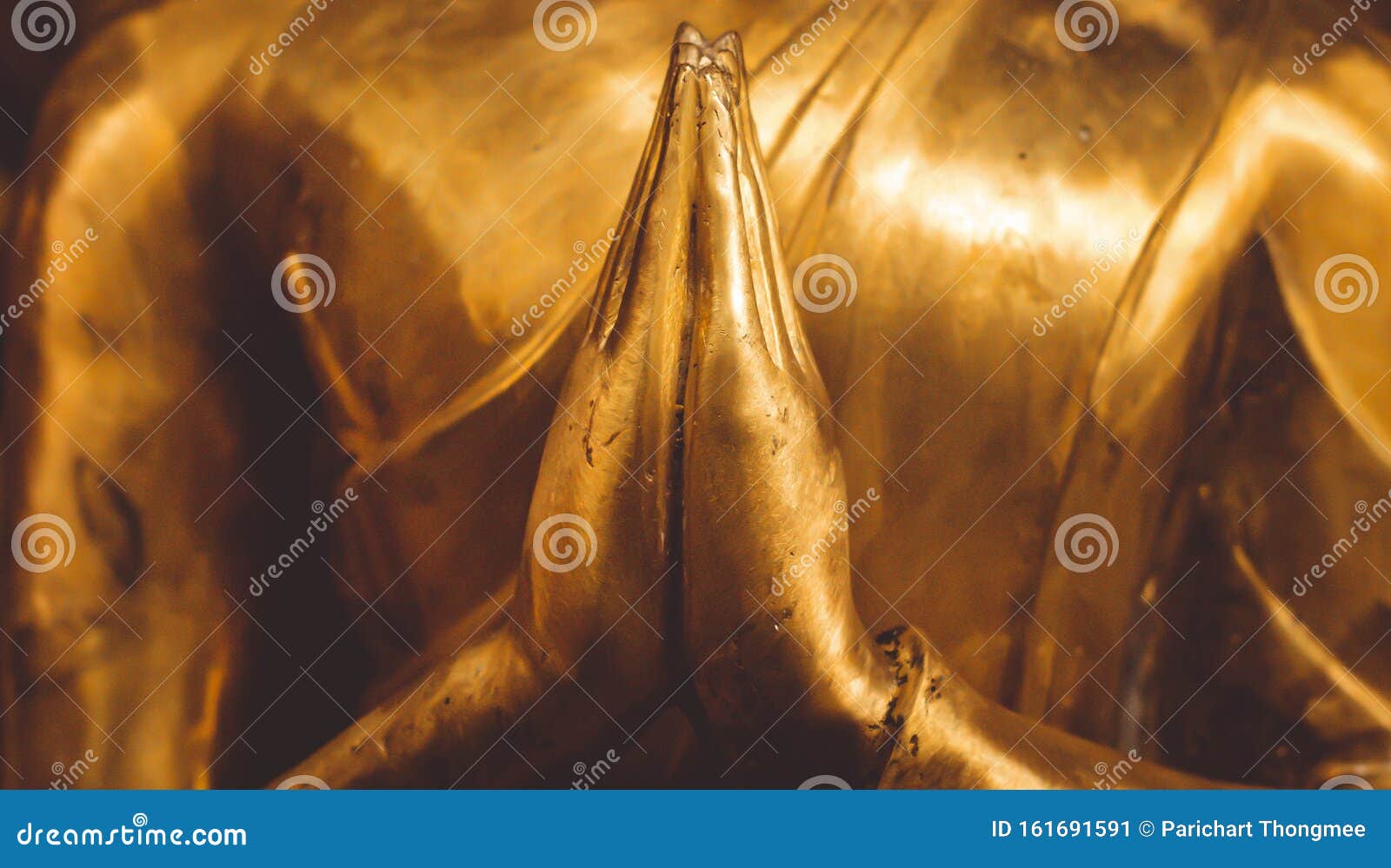 the essence of enlightenment: close-up of buddha's hand