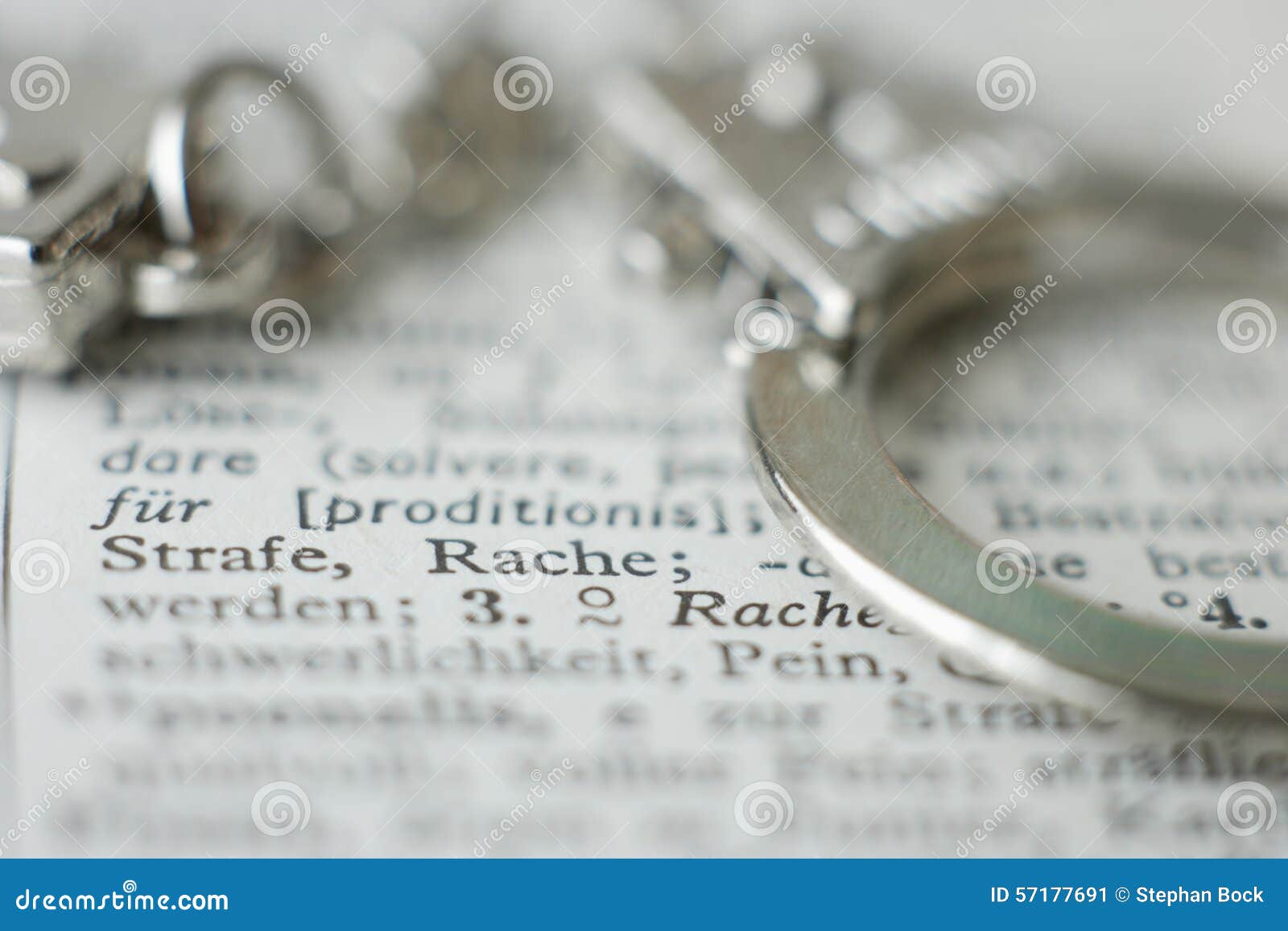 Close Up of Handcuffs on Dictionary Stock Image Image of knowledge