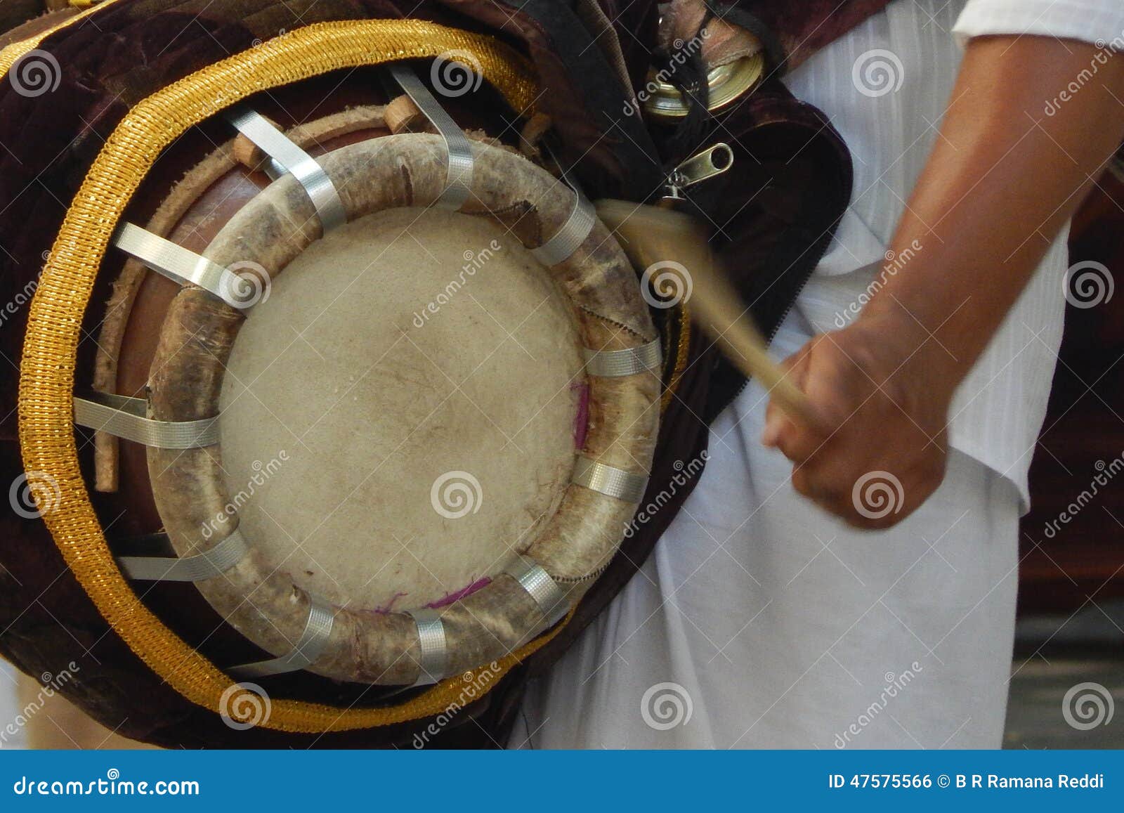 Close Up of a Hands Beating a Drum Stock Photo - Image of drum ...