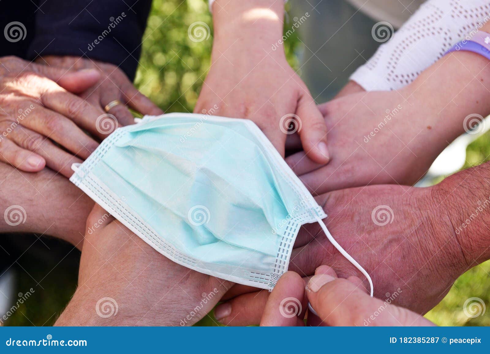 closed hands symbolising closed hands symbolising