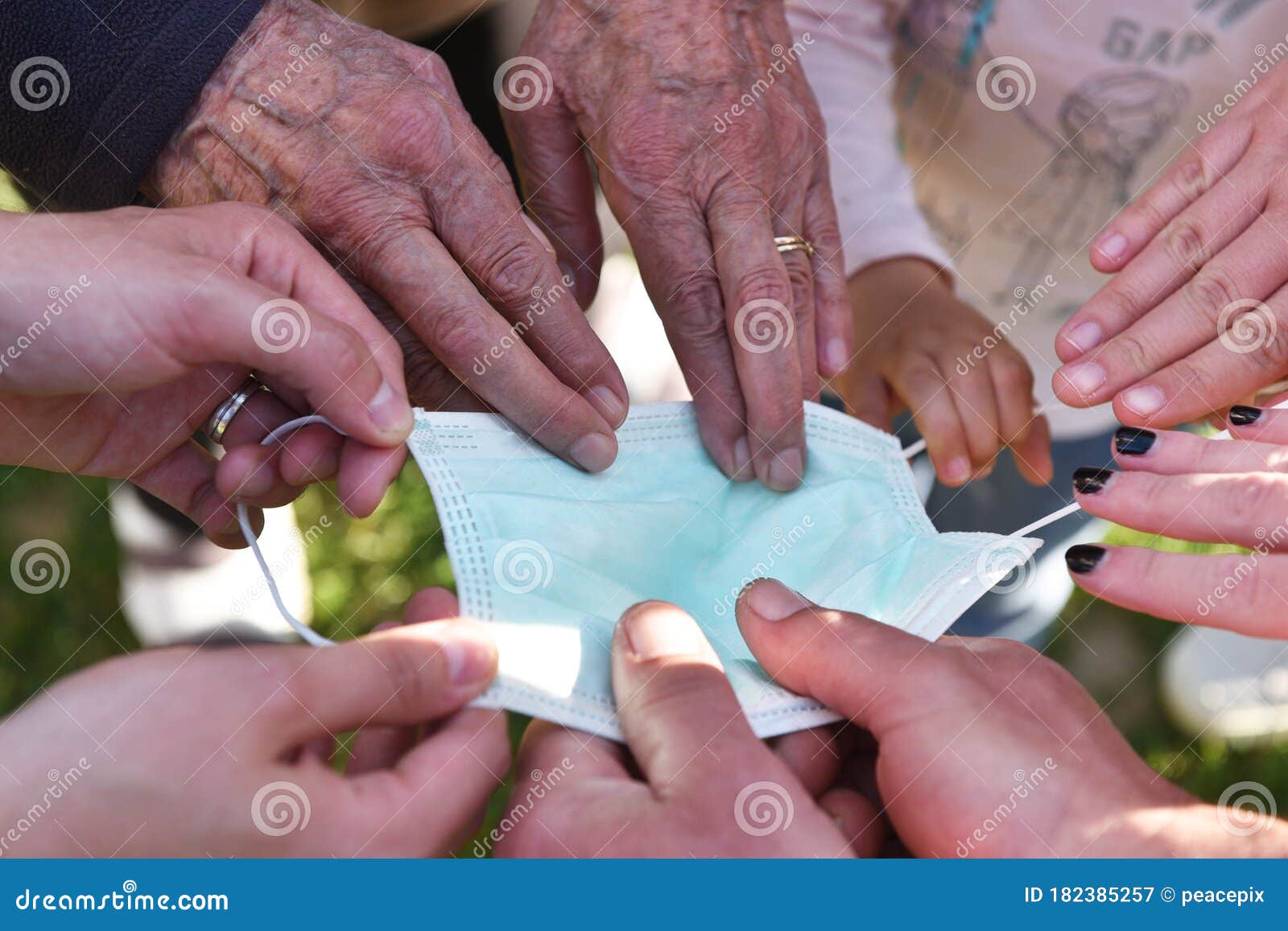 closed hands symbolising closed hands symbolising