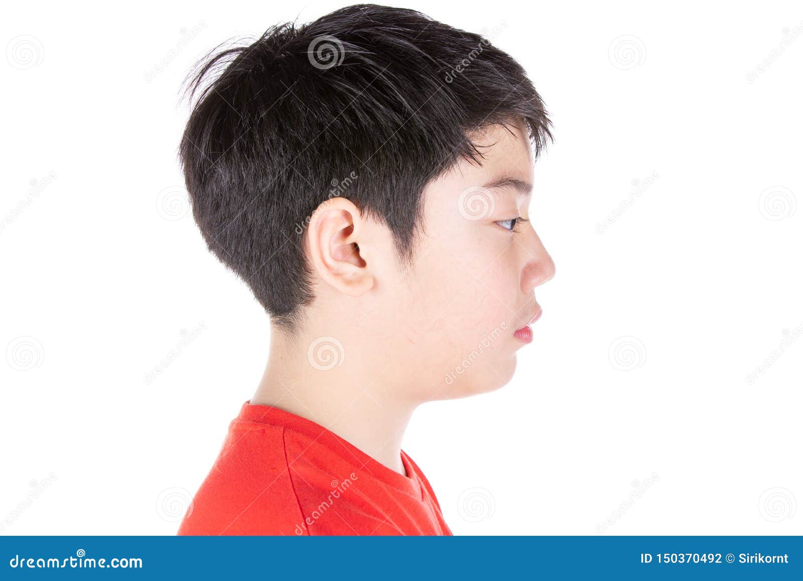 Close Up Head of Asian Boy BlClose Up Head of Asian Boy Black Hair Side Head  Isolated on White  Hair Backside Stock Photo - Image of  black, adult: 150370492