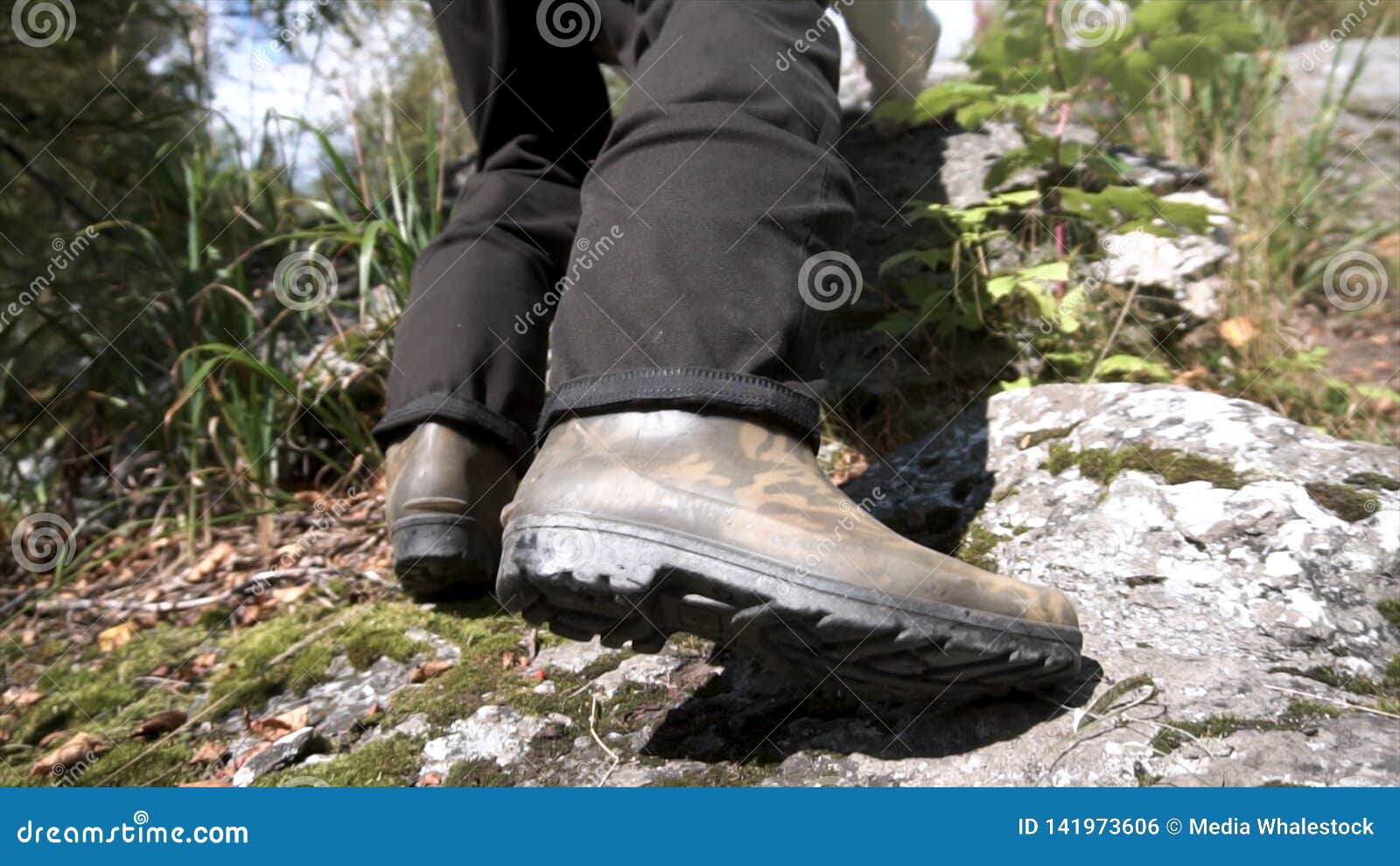 rubber hiking boots