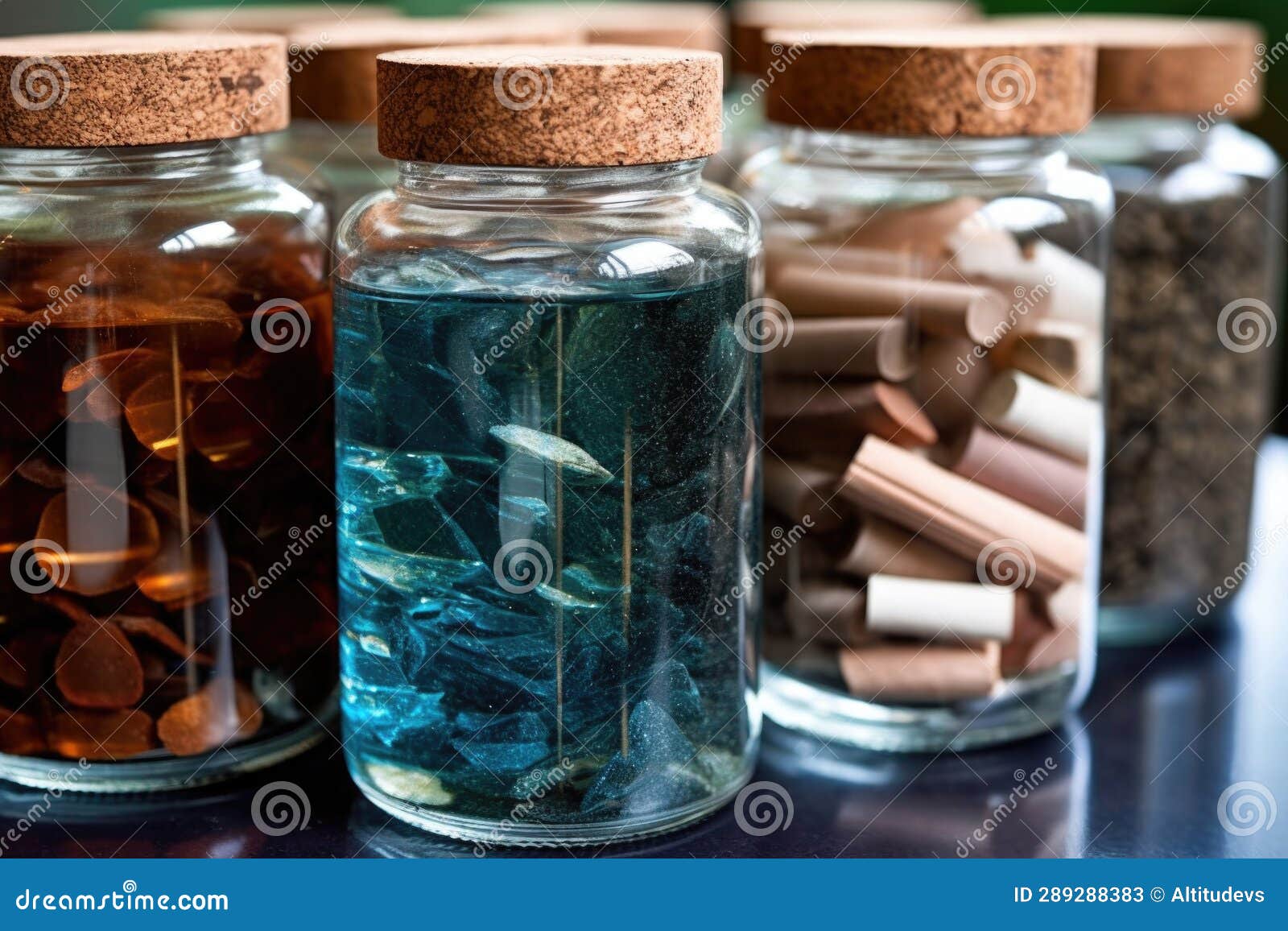Closeup of Homemade Water Filter Materials Stock Image Image of