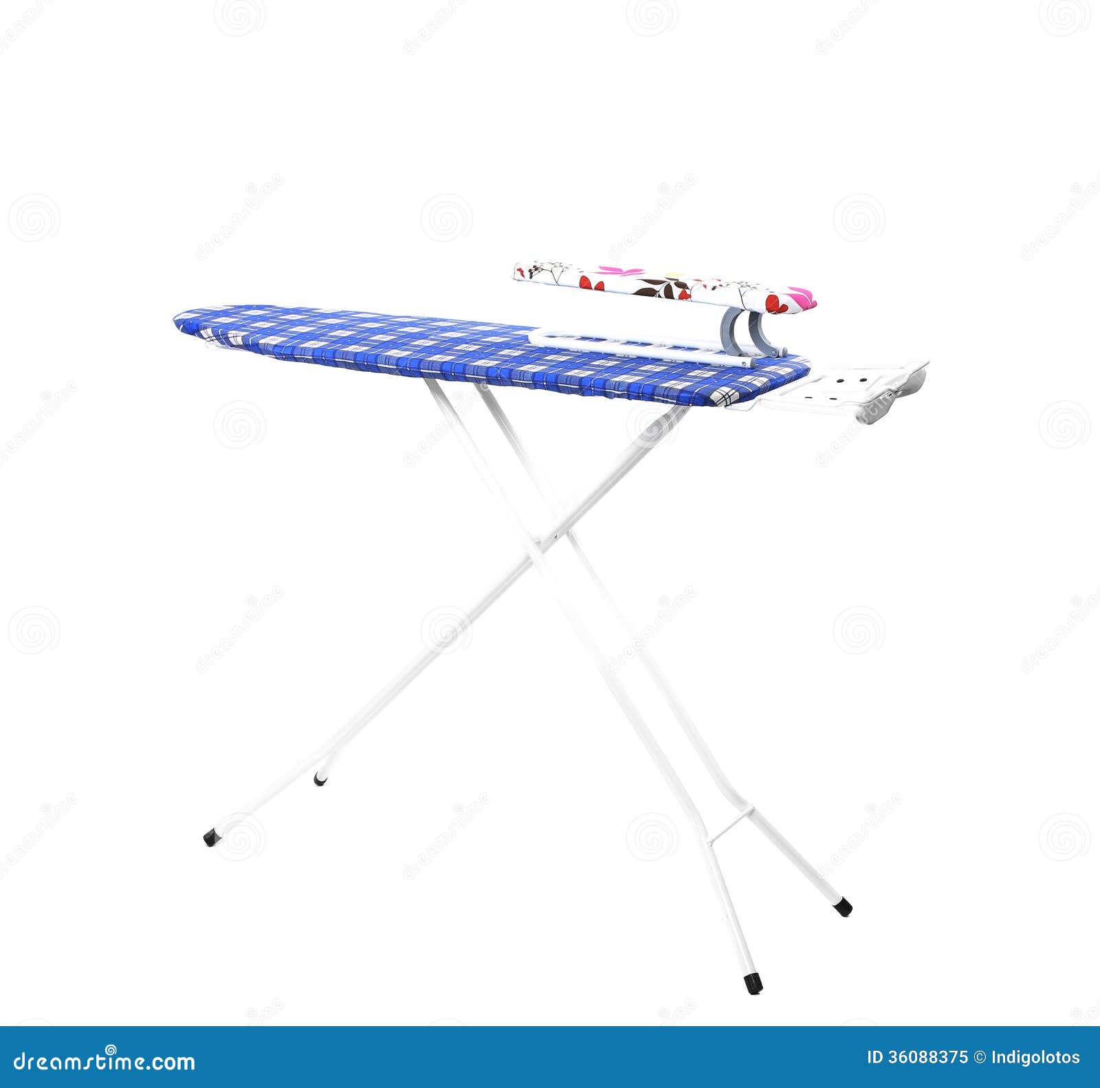 Close up of ironing board. stock image. Image of long 36088375