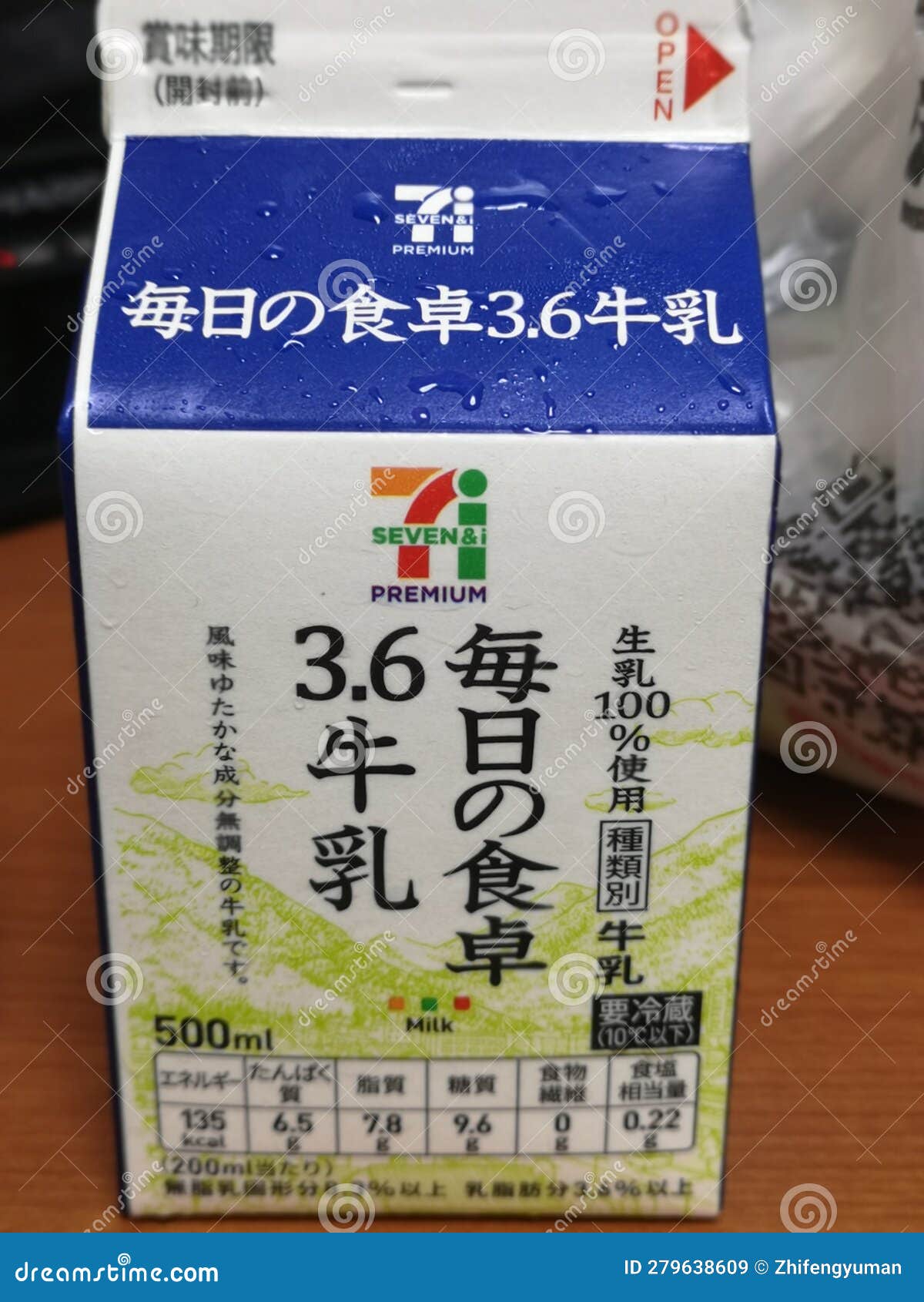Closeup of Japanese Boxed Milk Editorial Stock Image Image of travel