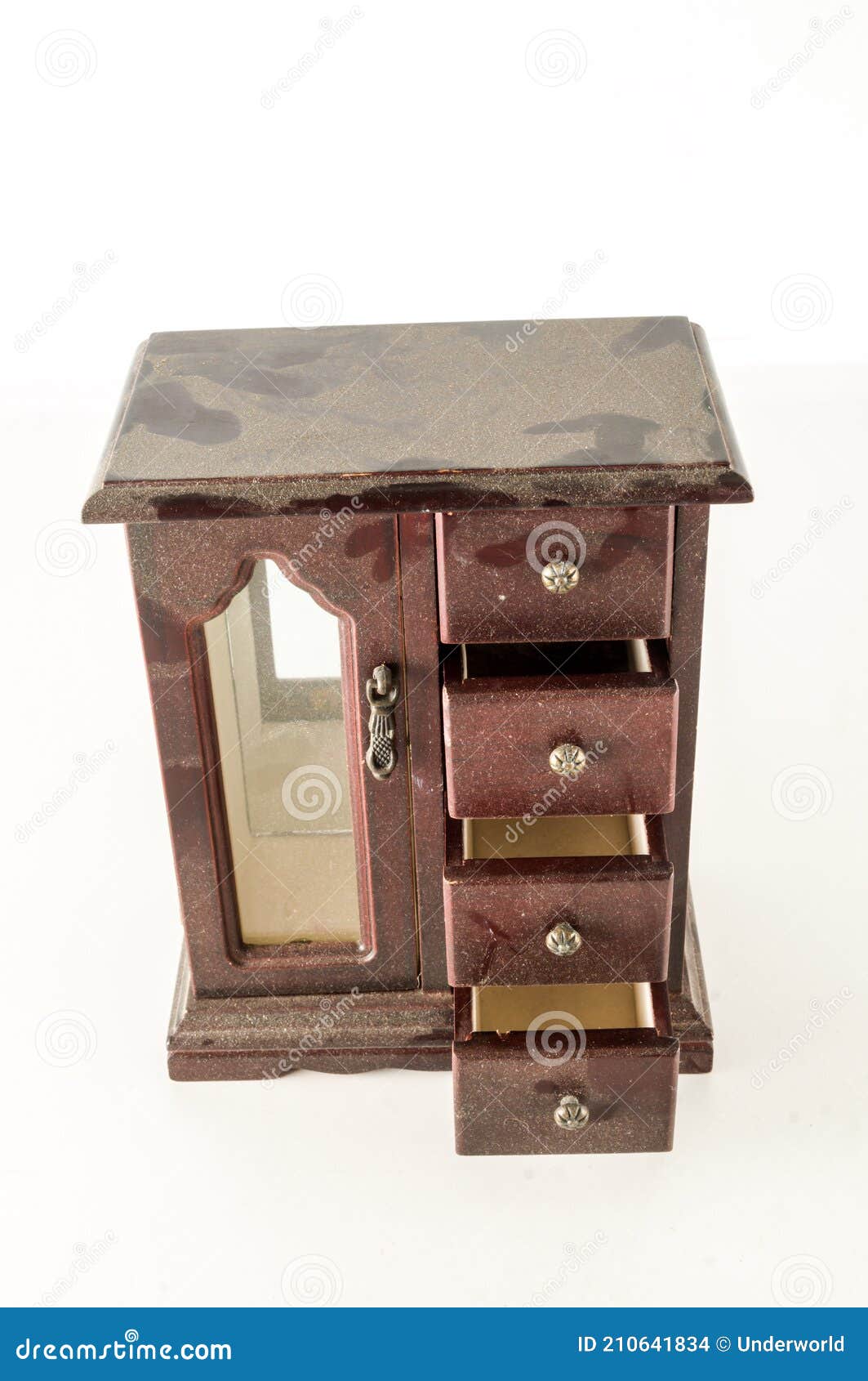 Closeup of Jewelry Box Wardrobe Stock Photo Image of macro, vintage