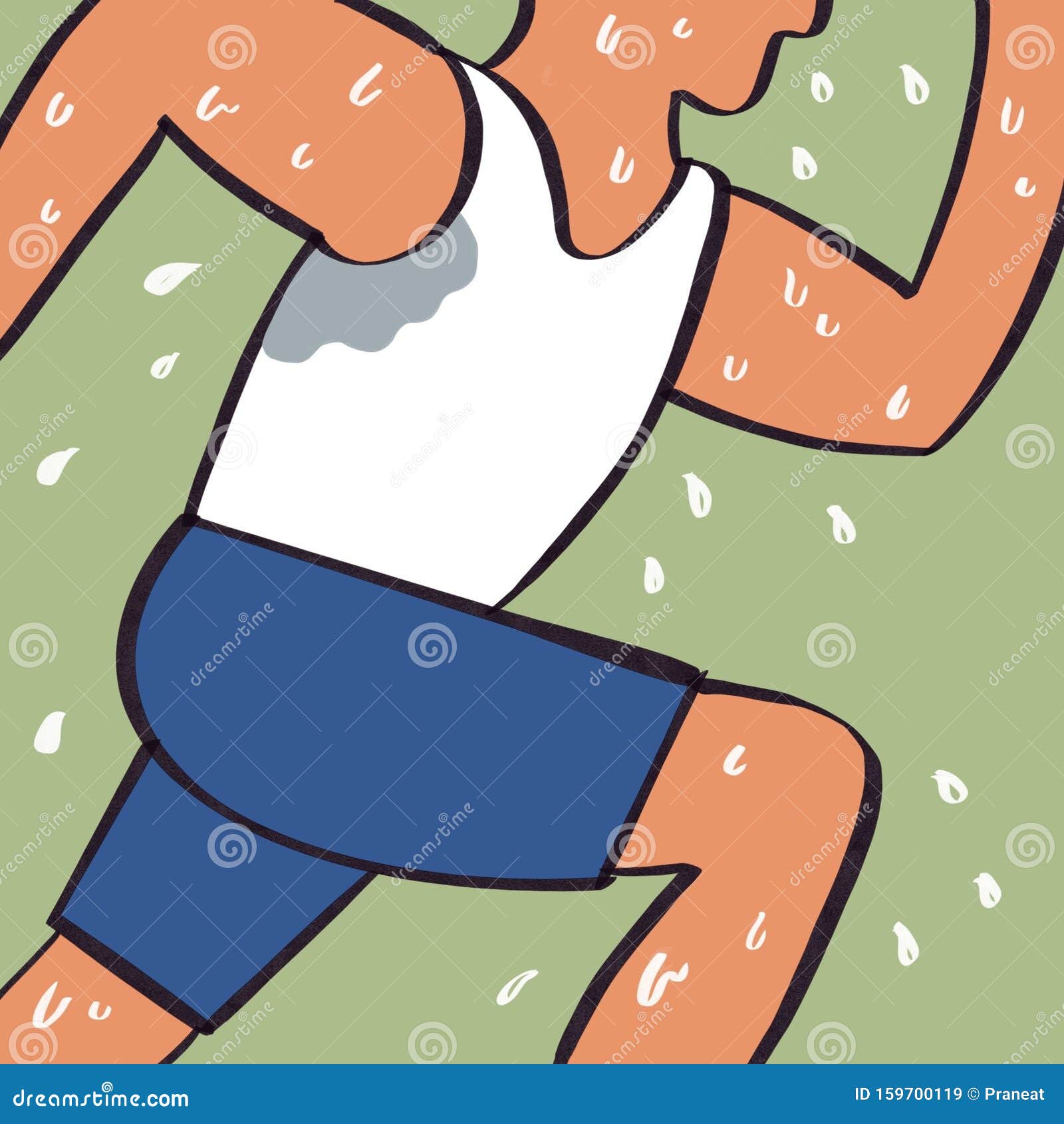 Close up of a man running stock illustration. Illustration of fitness - 159700119 Close up of a man running stock illustration. Illustration of fitness - 159700119