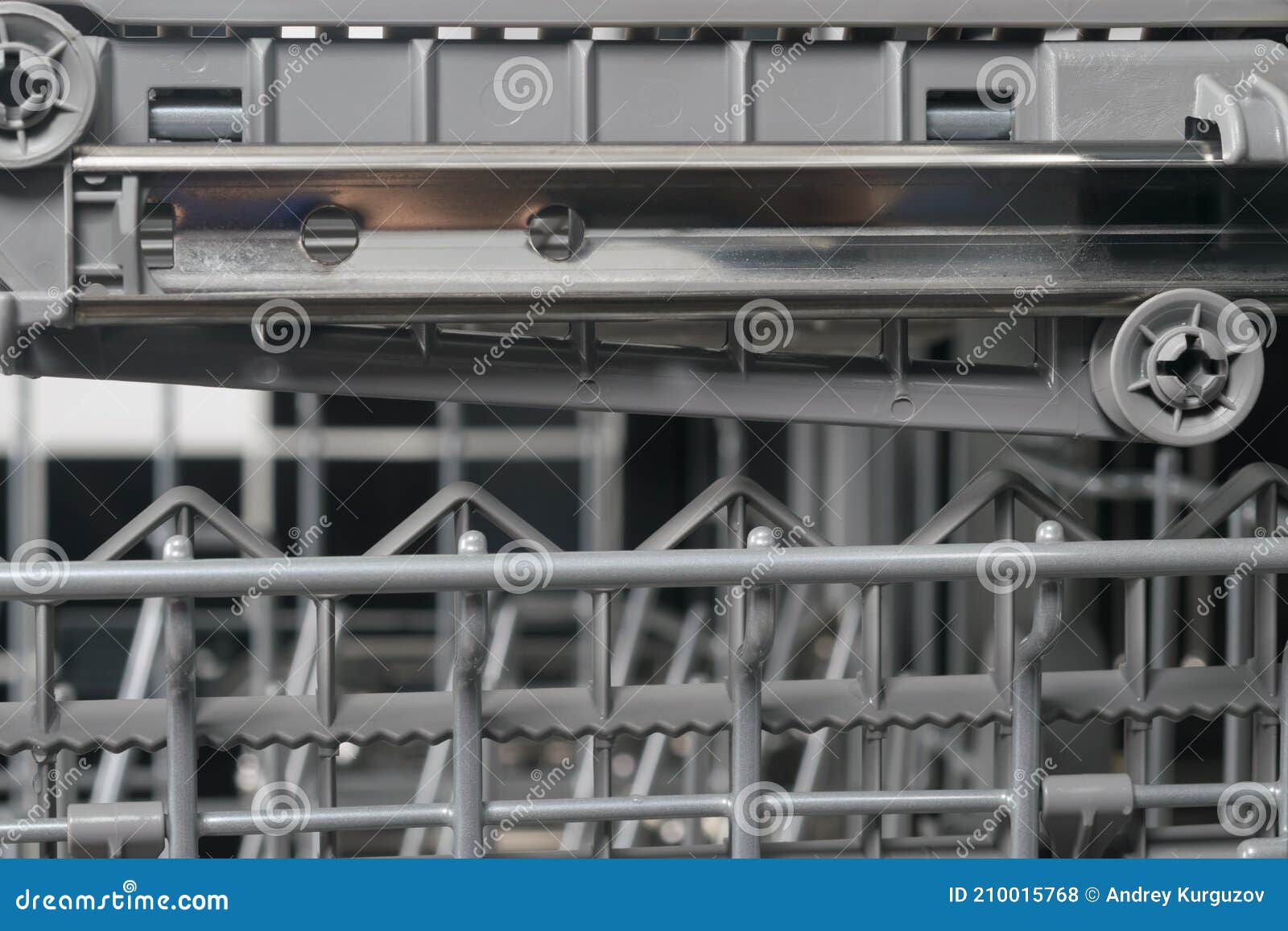 Closeup of the Mechanisms of the System Extensions Mesh Drawer